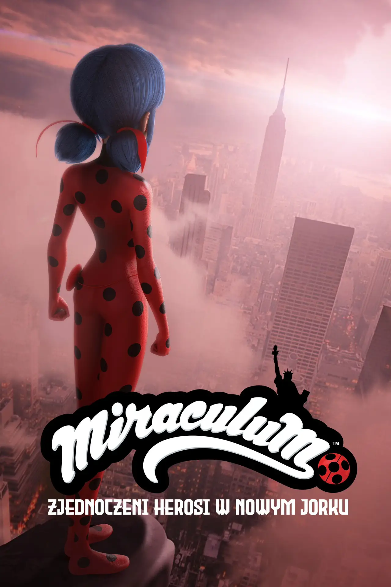 Plakat filmowy "Świat Miraculum: Zjednoczeni herosi w Nowym Jorku"