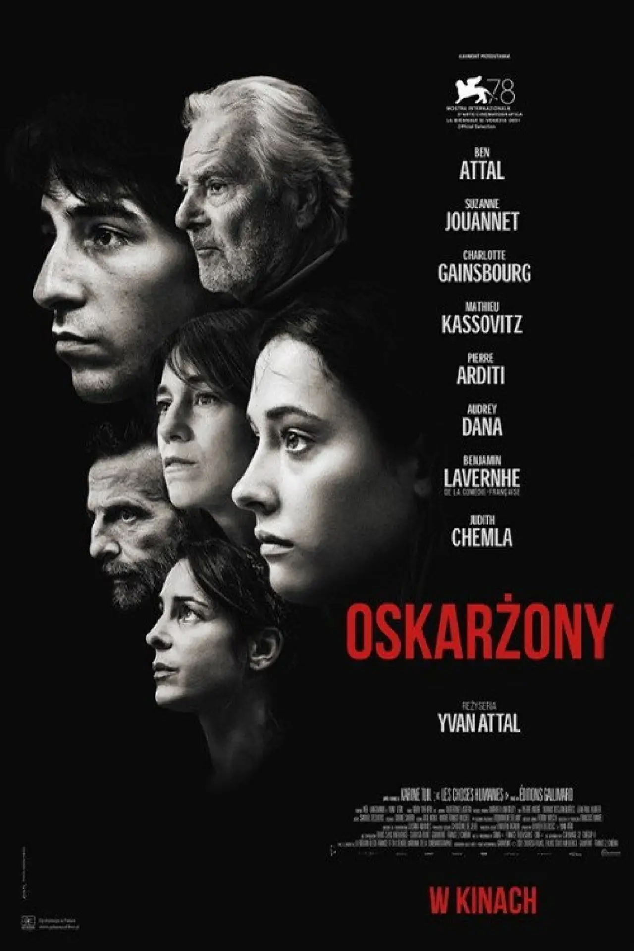 Plakat filmowy "Oskarżony"