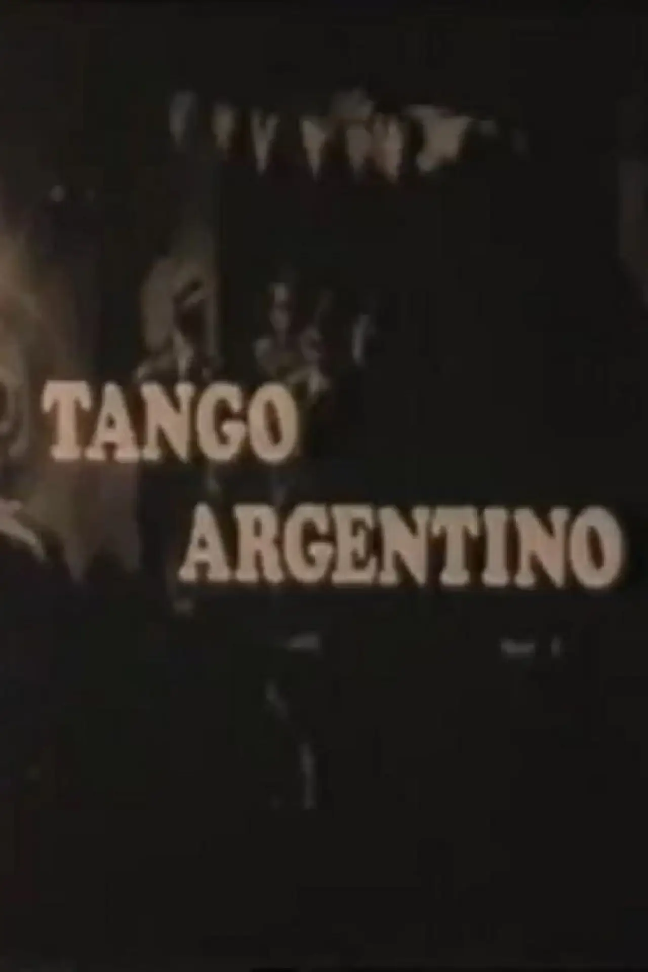 Plakat filmowy "Tango argentino"