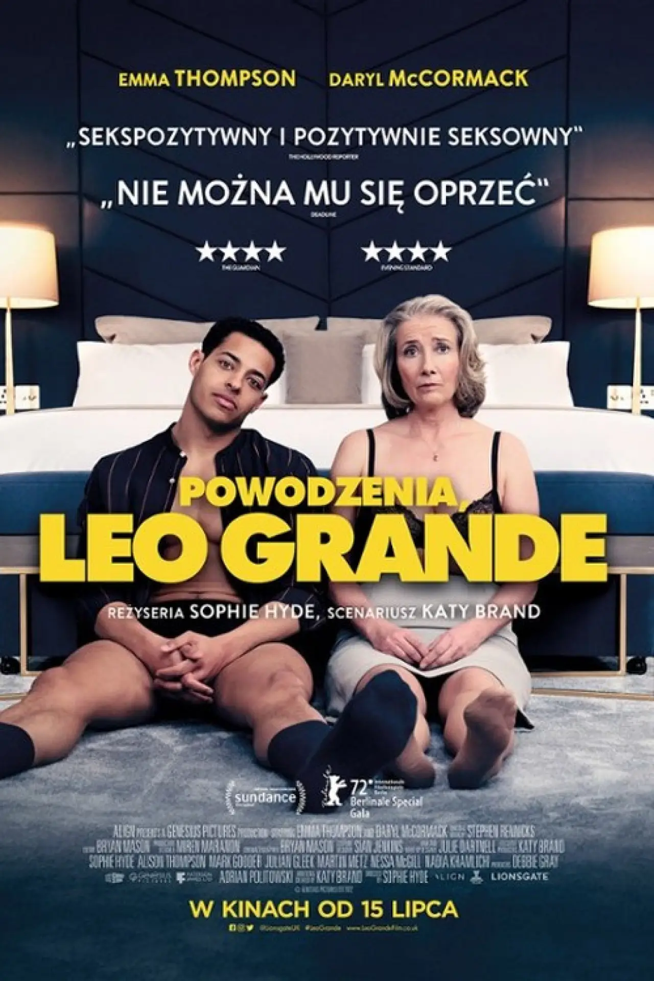 Plakat filmowy "Powodzenia, Leo Grande"