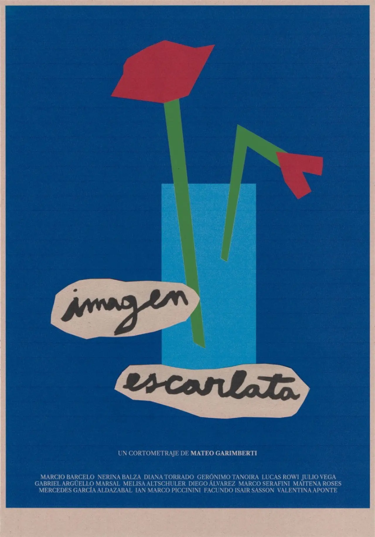 Plakat filmowy "Imagen Escarlata"