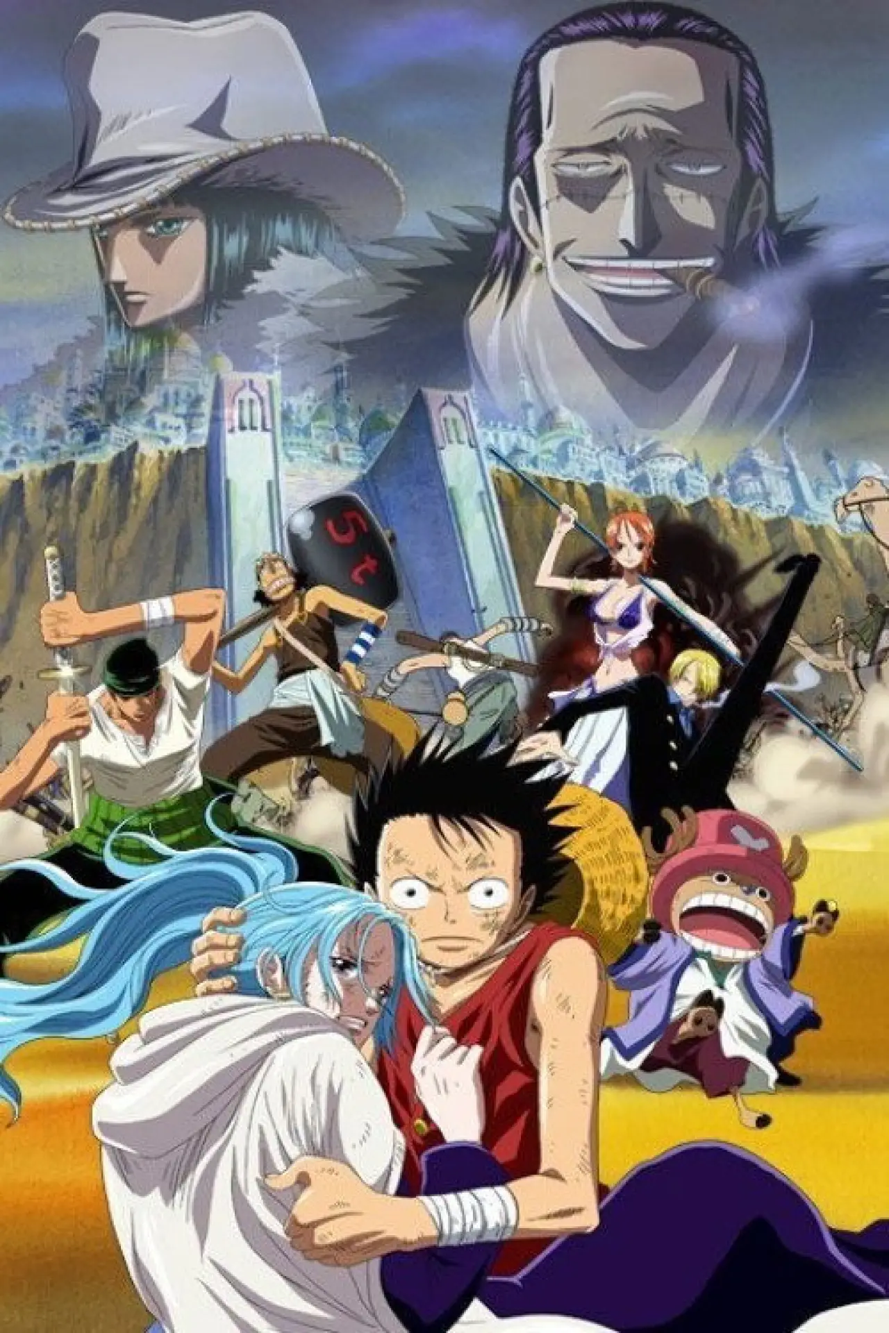 Plakat filmowy "ONE PIECE エピソードオブアラバスタ 砂漠の王女と海賊たち 特別編"