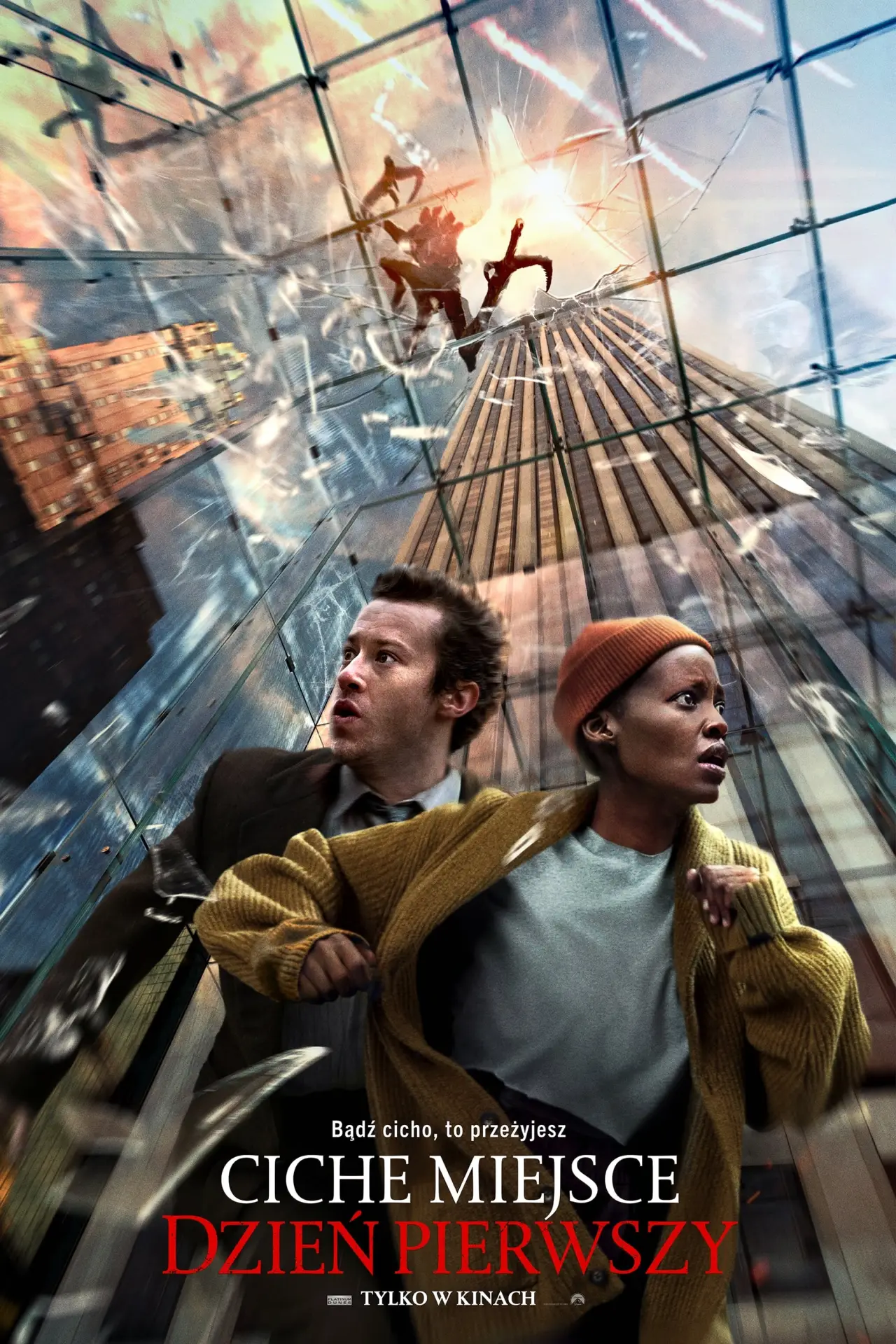 Plakat filmowy "Ciche miejsce: Dzień pierwszy"