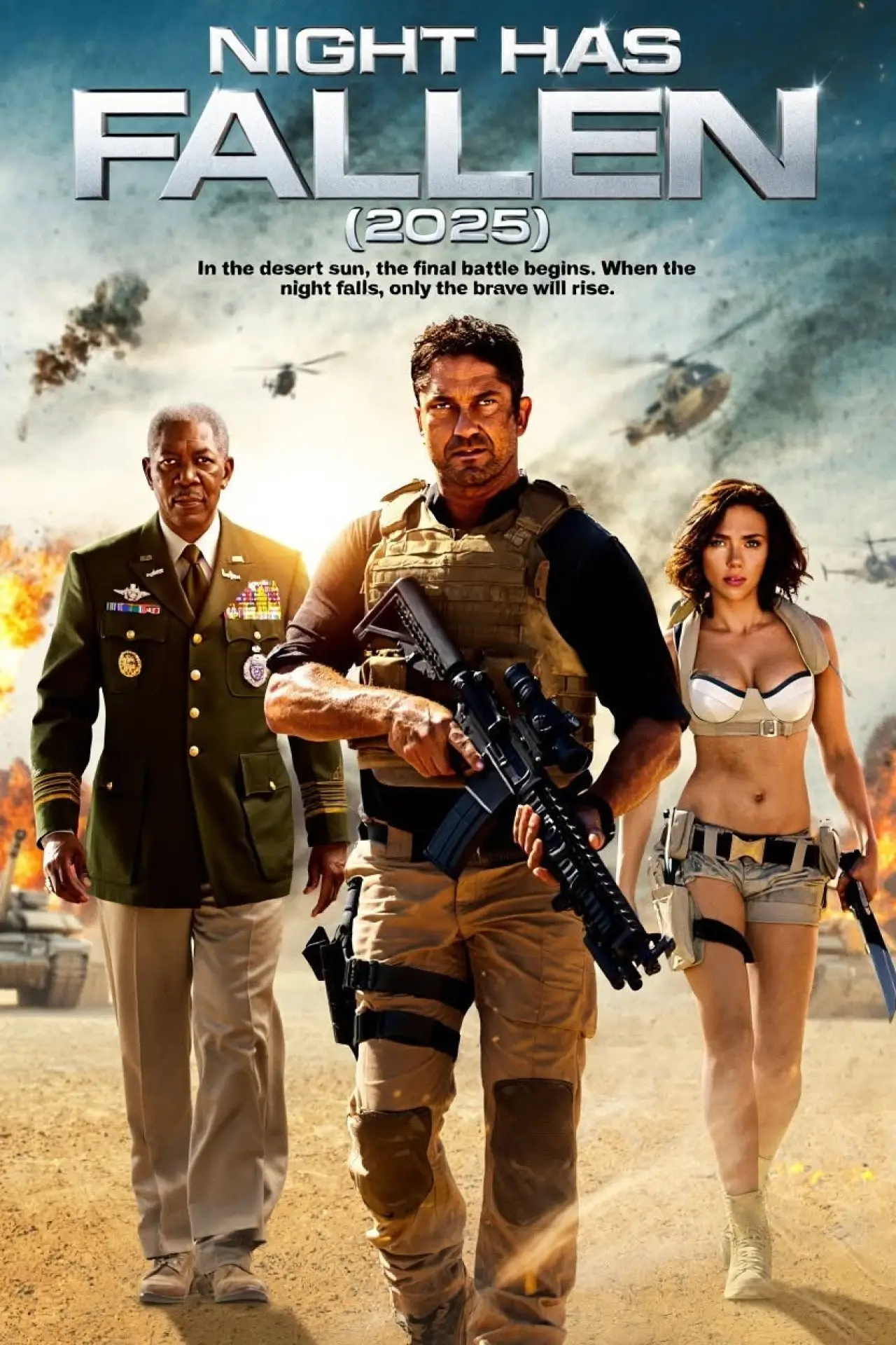 Plakat filmowy "Night Has Fallen"