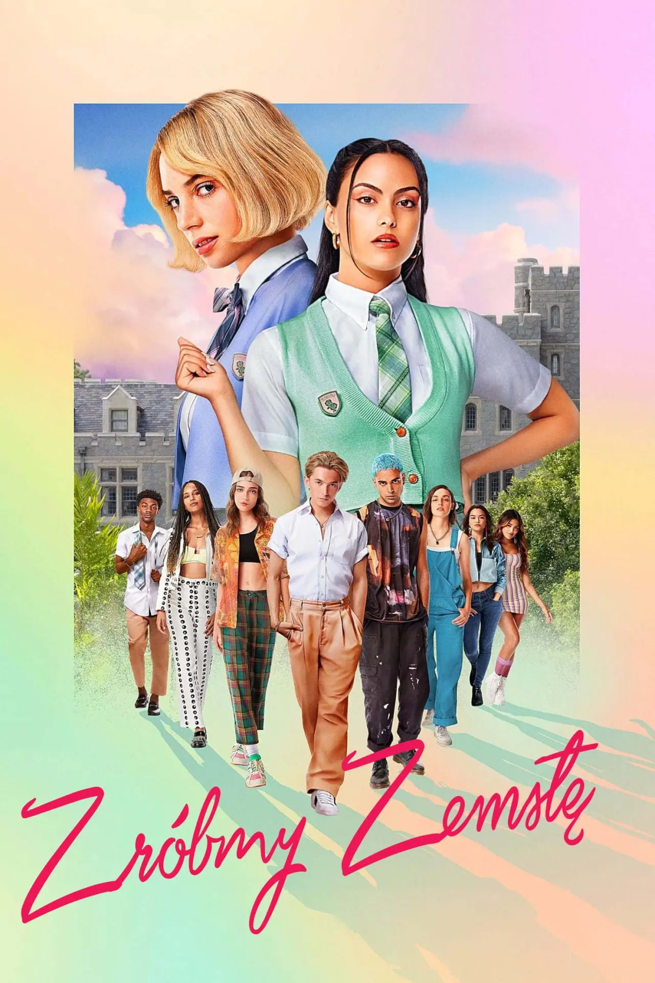 Plakat filmowy "Zróbmy zemstę"