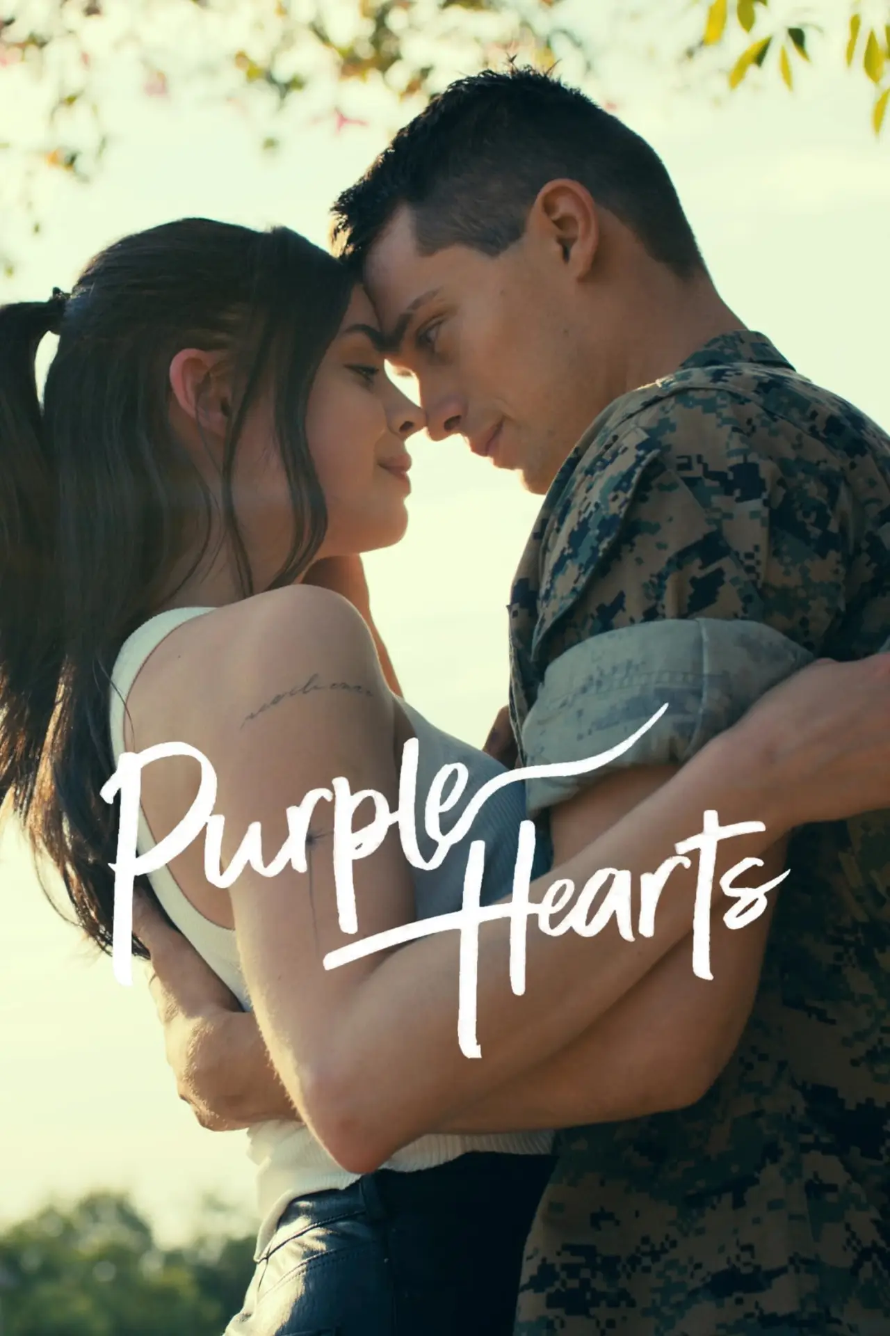 Plakat filmowy "Purpurowe serca"