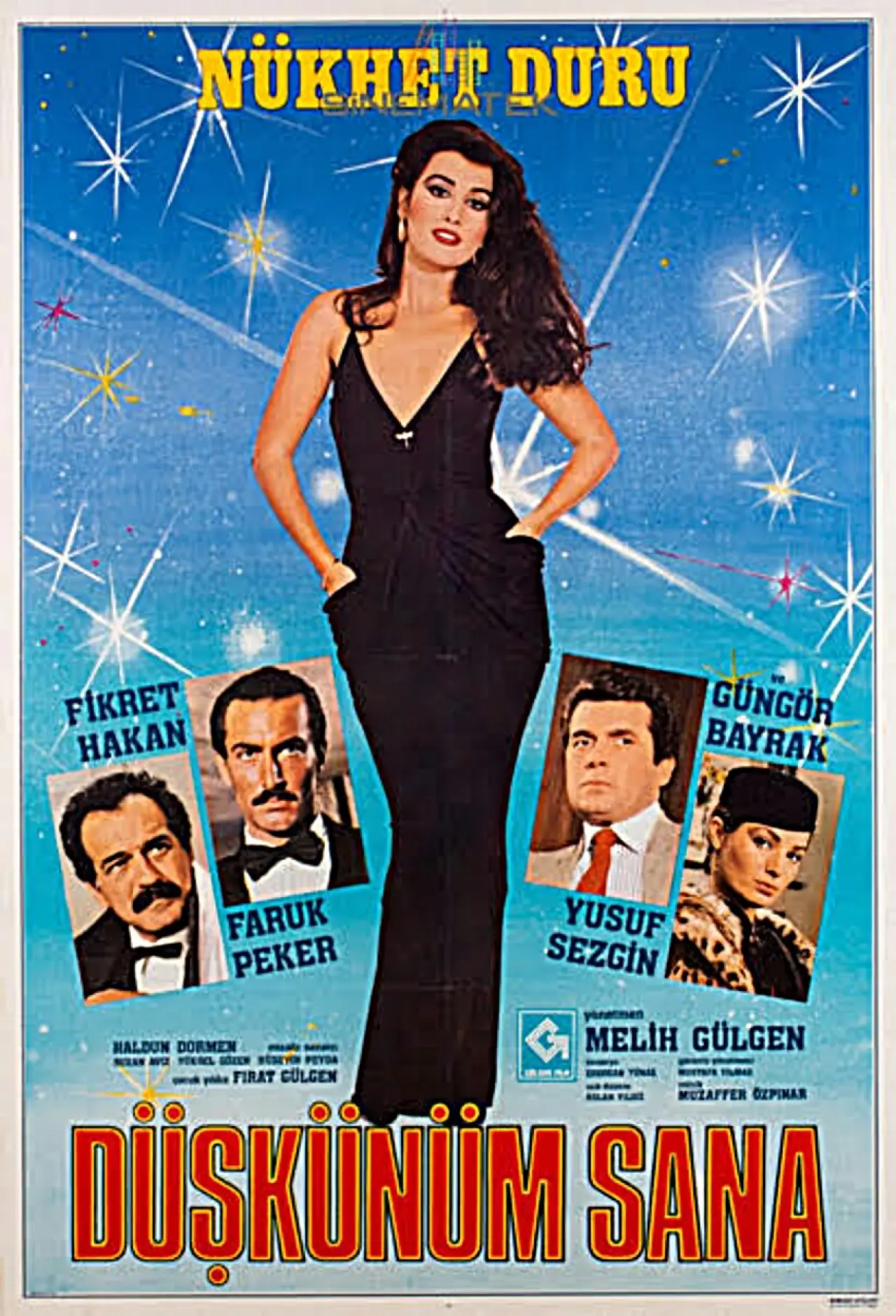 Plakat filmowy "Düşkünüm Sana"