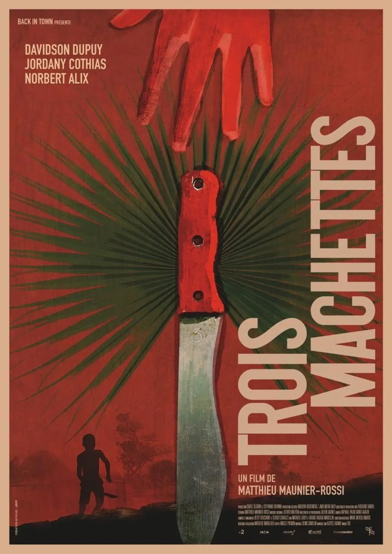 Plakat filmowy "Trois machettes"
