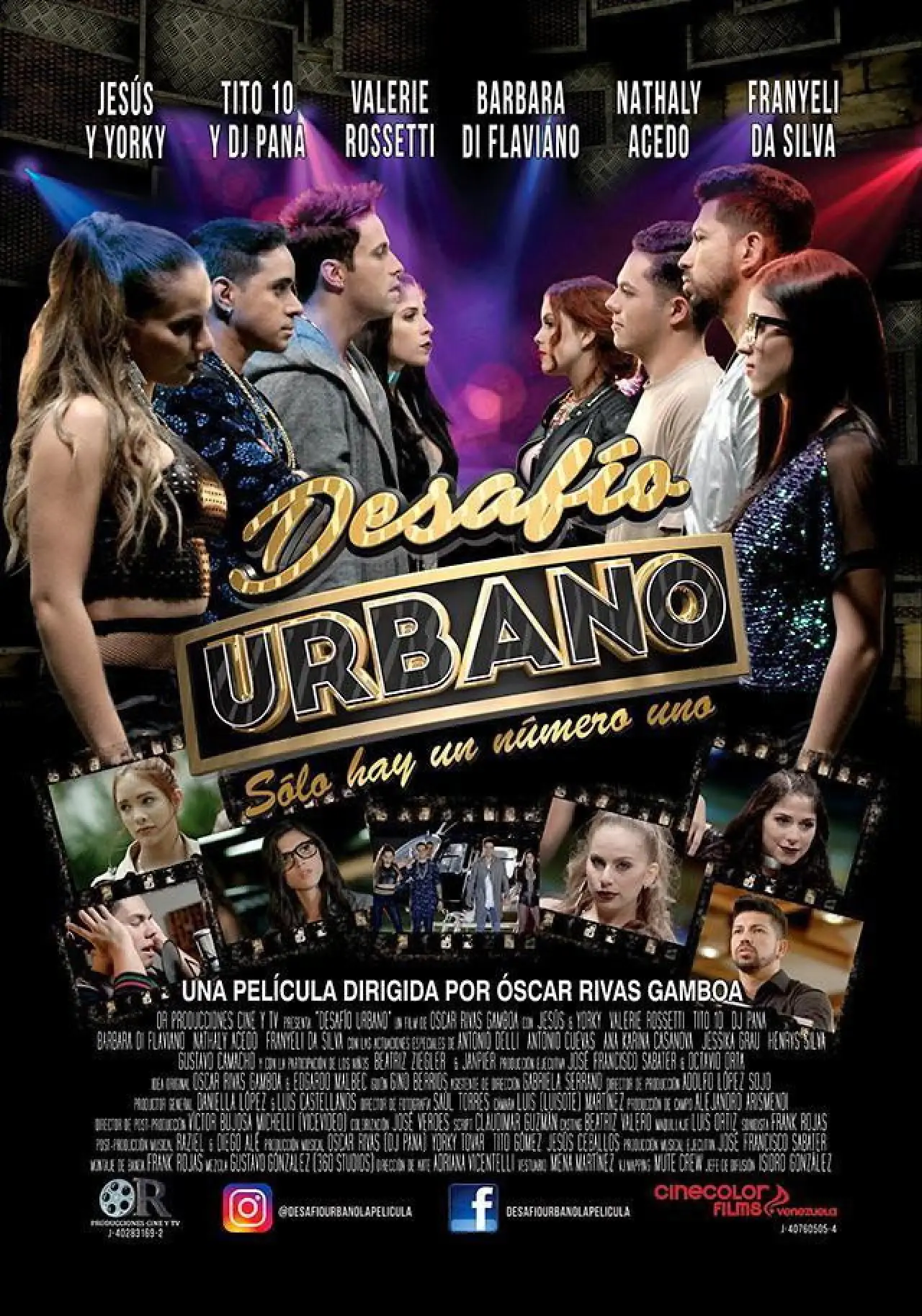 Plakat filmowy "Desafío urbano"