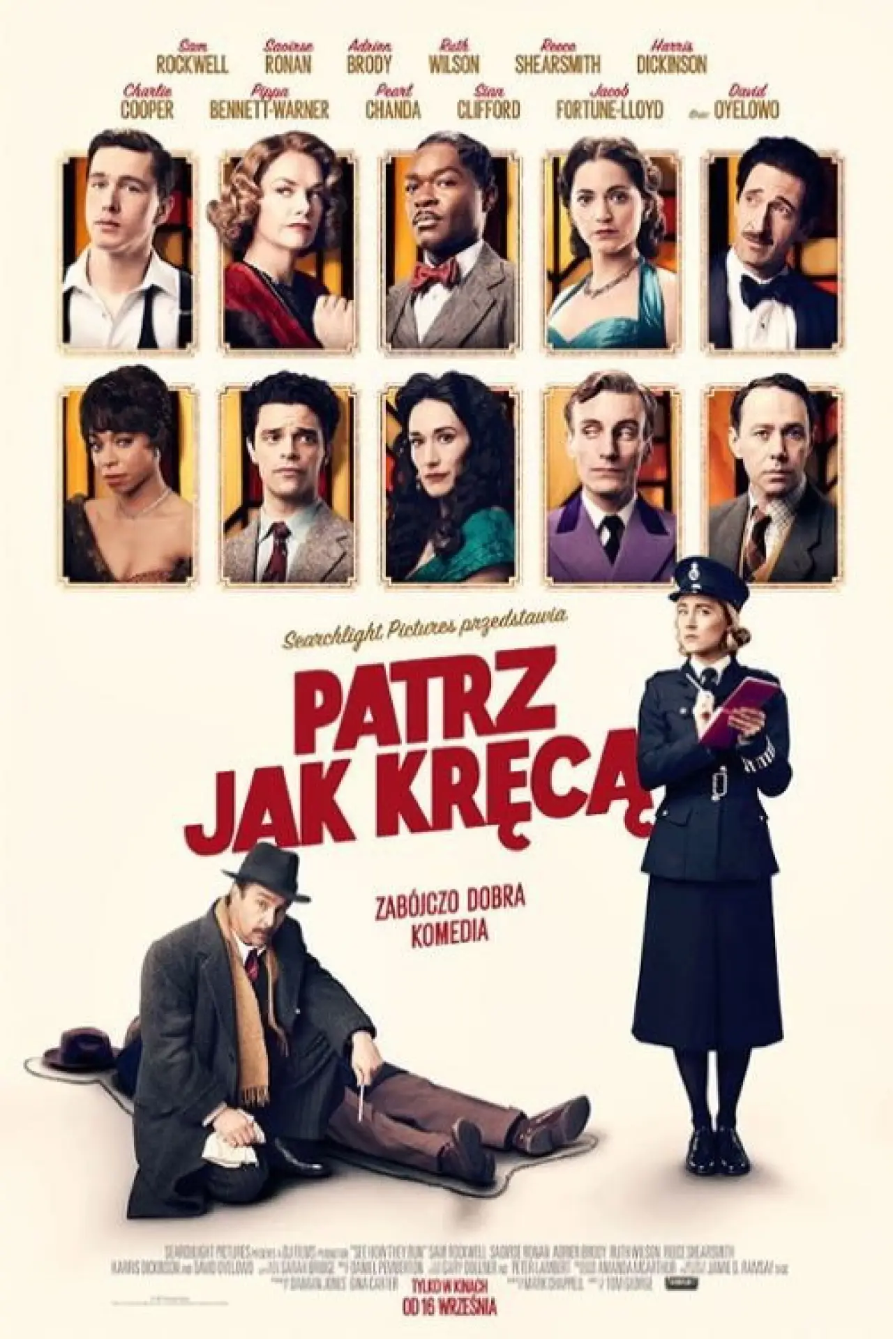 Plakat filmowy "Patrz jak kręcą"
