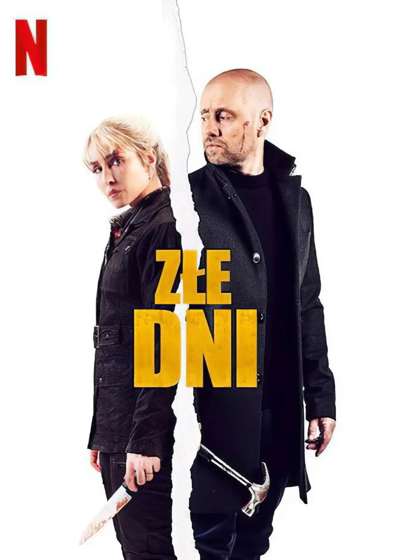 Plakat filmowy "Złe dni"