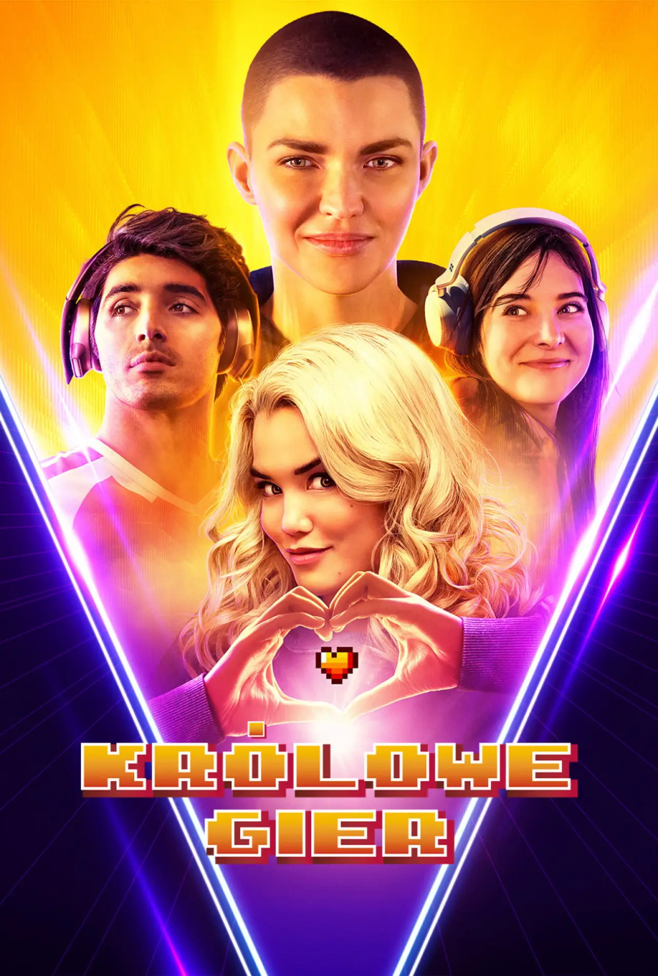 Plakat filmowy "Królowe gier"