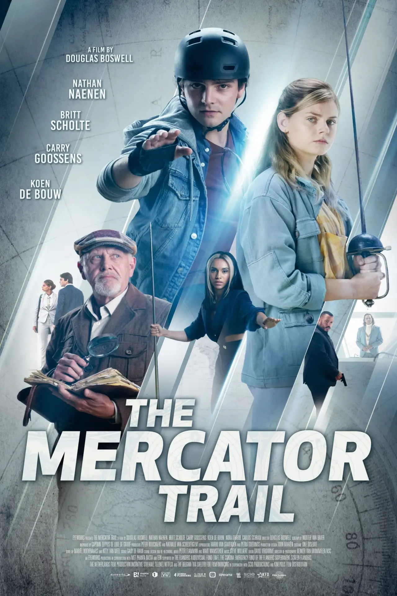 Plakat filmowy "Zeppos: Het Mercatorspoor"