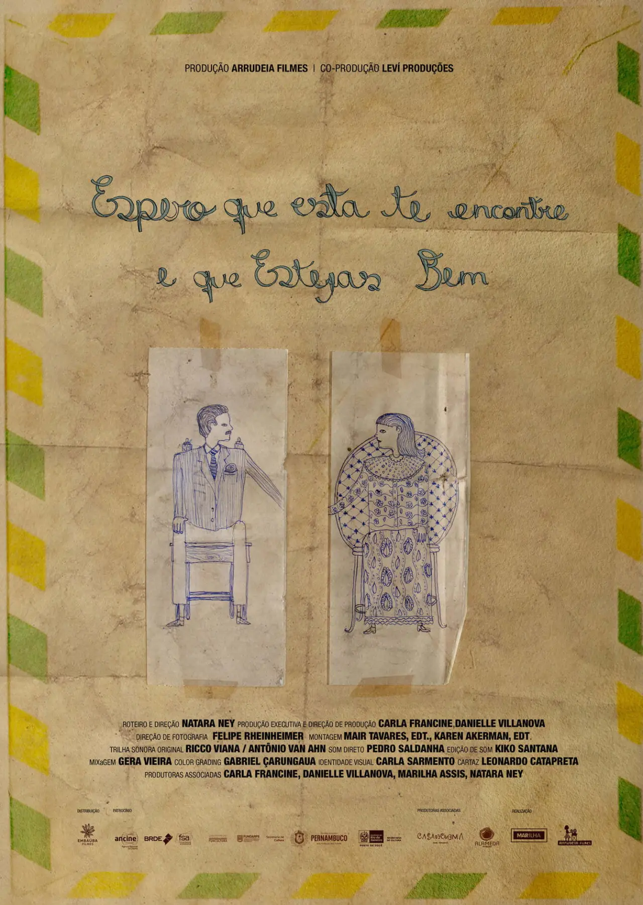 Plakat filmowy "Espero que Esta te Encontre e que Estejas Bem"