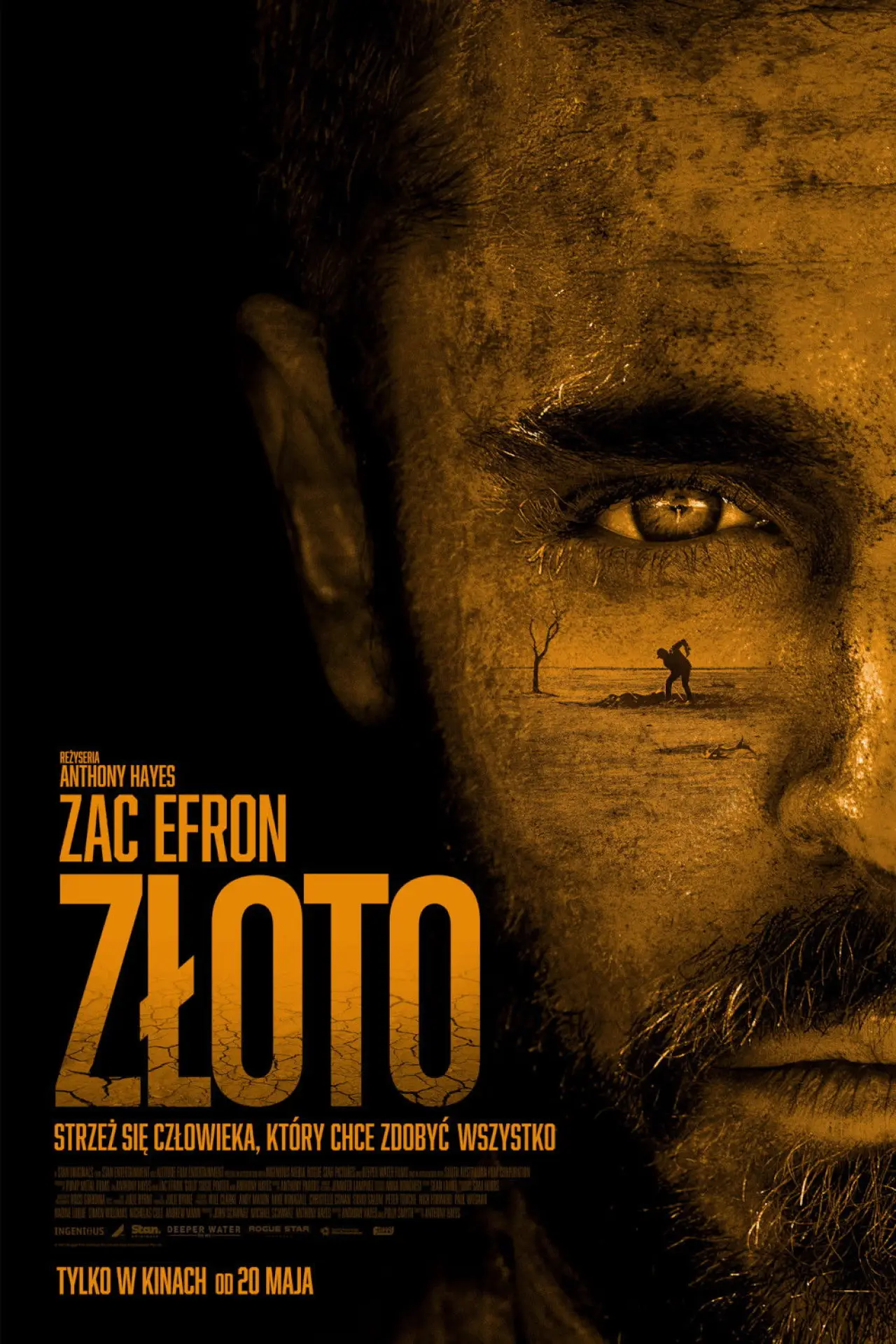 Plakat filmowy "Złoto"