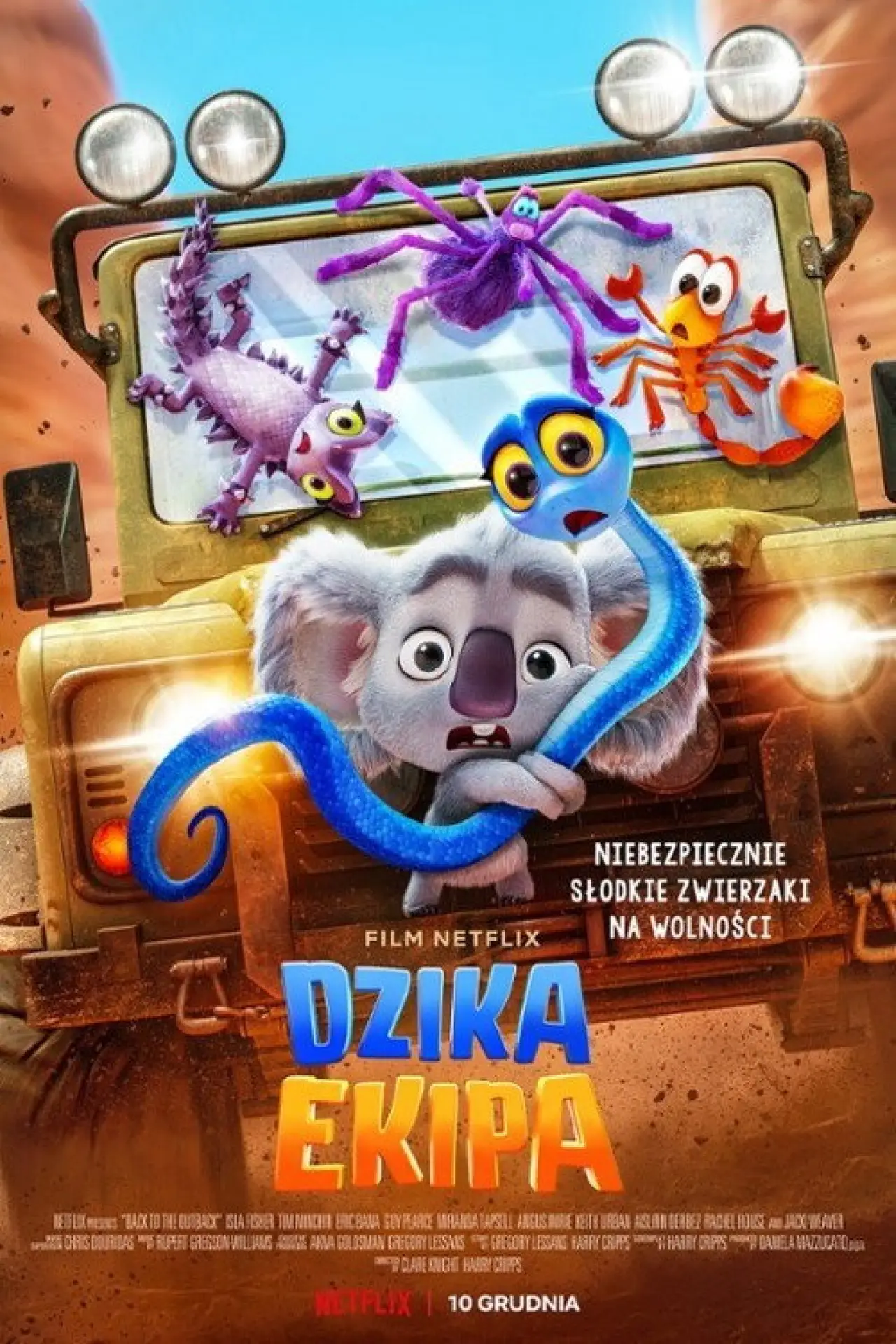 Plakat filmowy "Dzika ekipa"