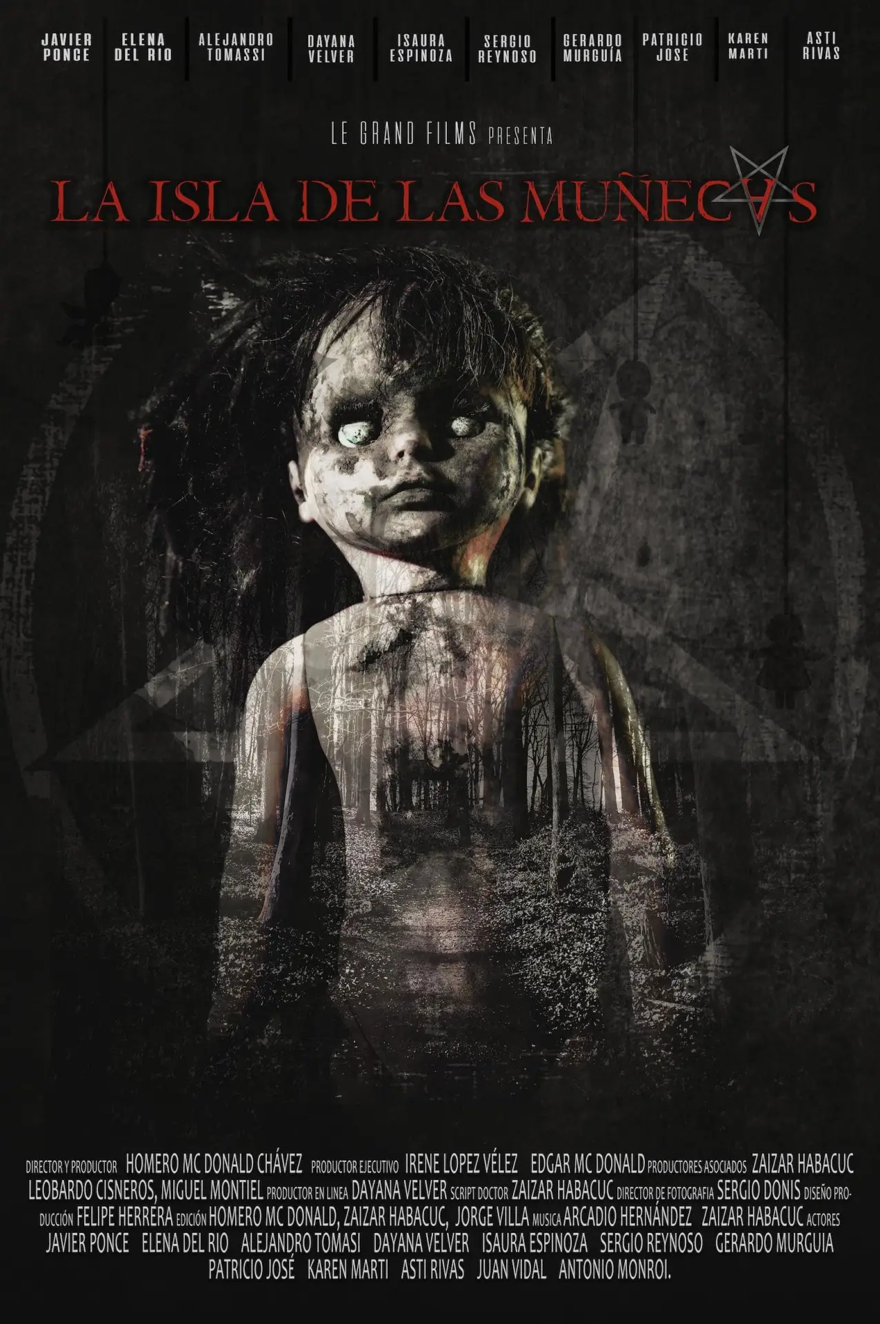 Plakat filmowy "La isla de las Muñecas"