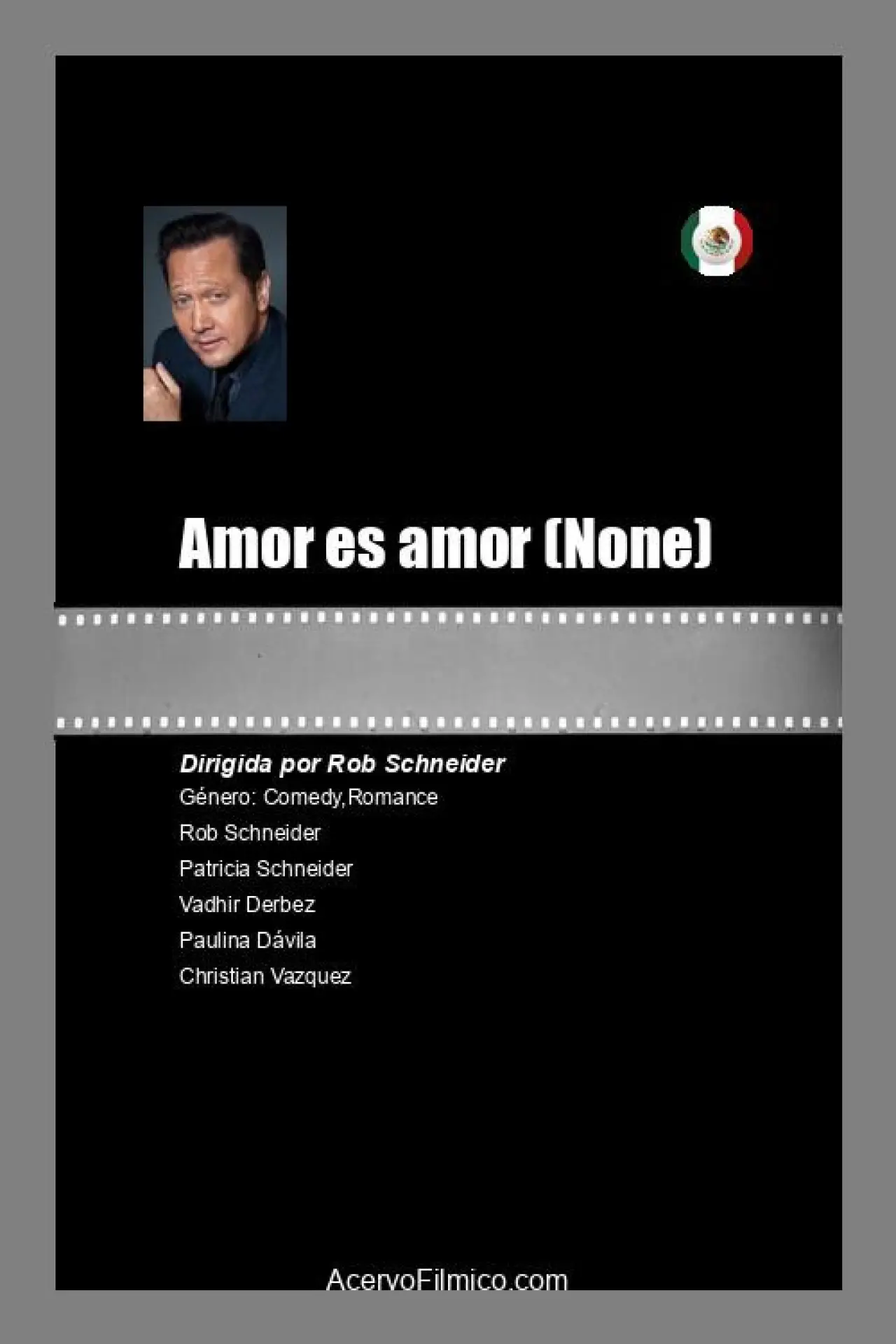 Plakat filmowy "Amor es amor"