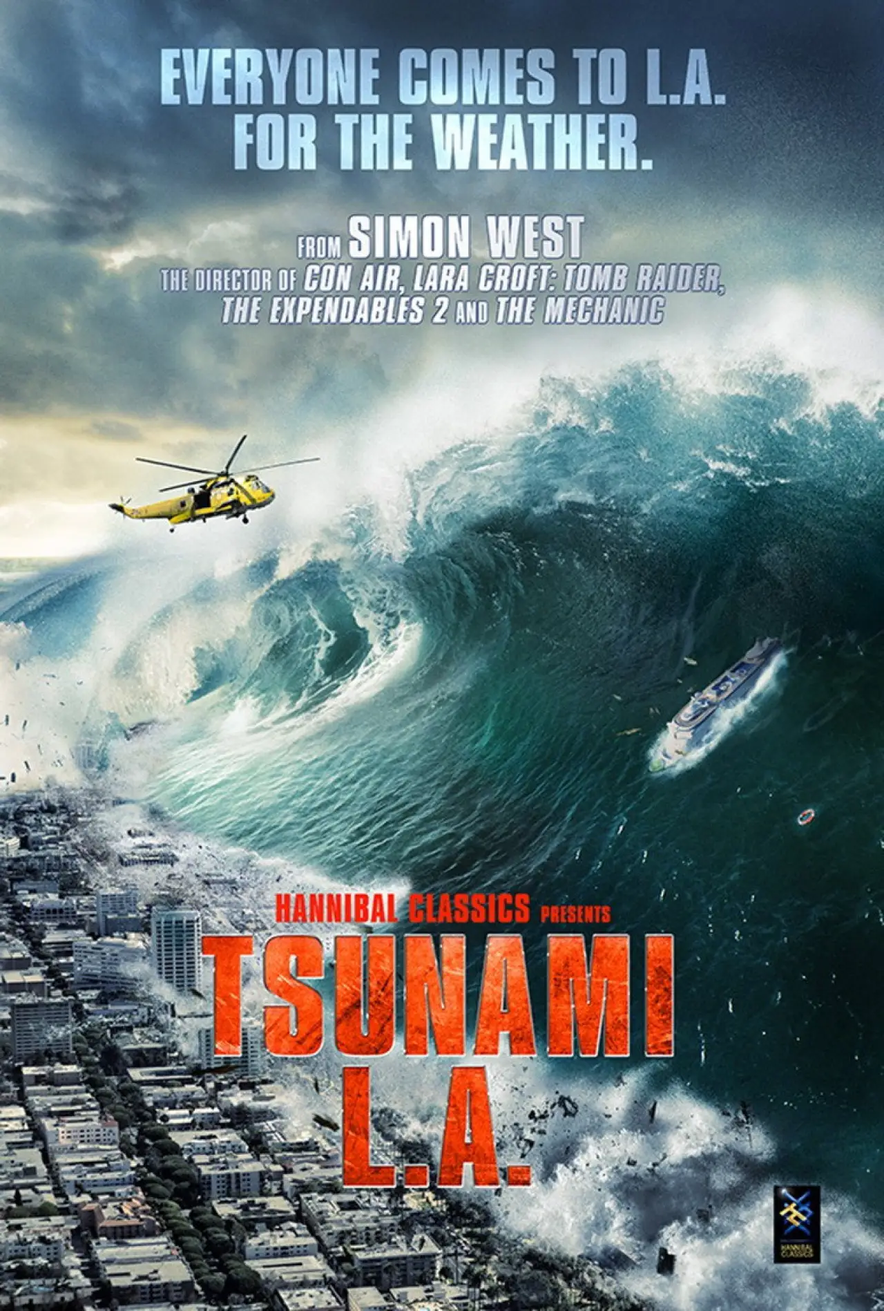 Plakat filmowy "Tsunami LA"