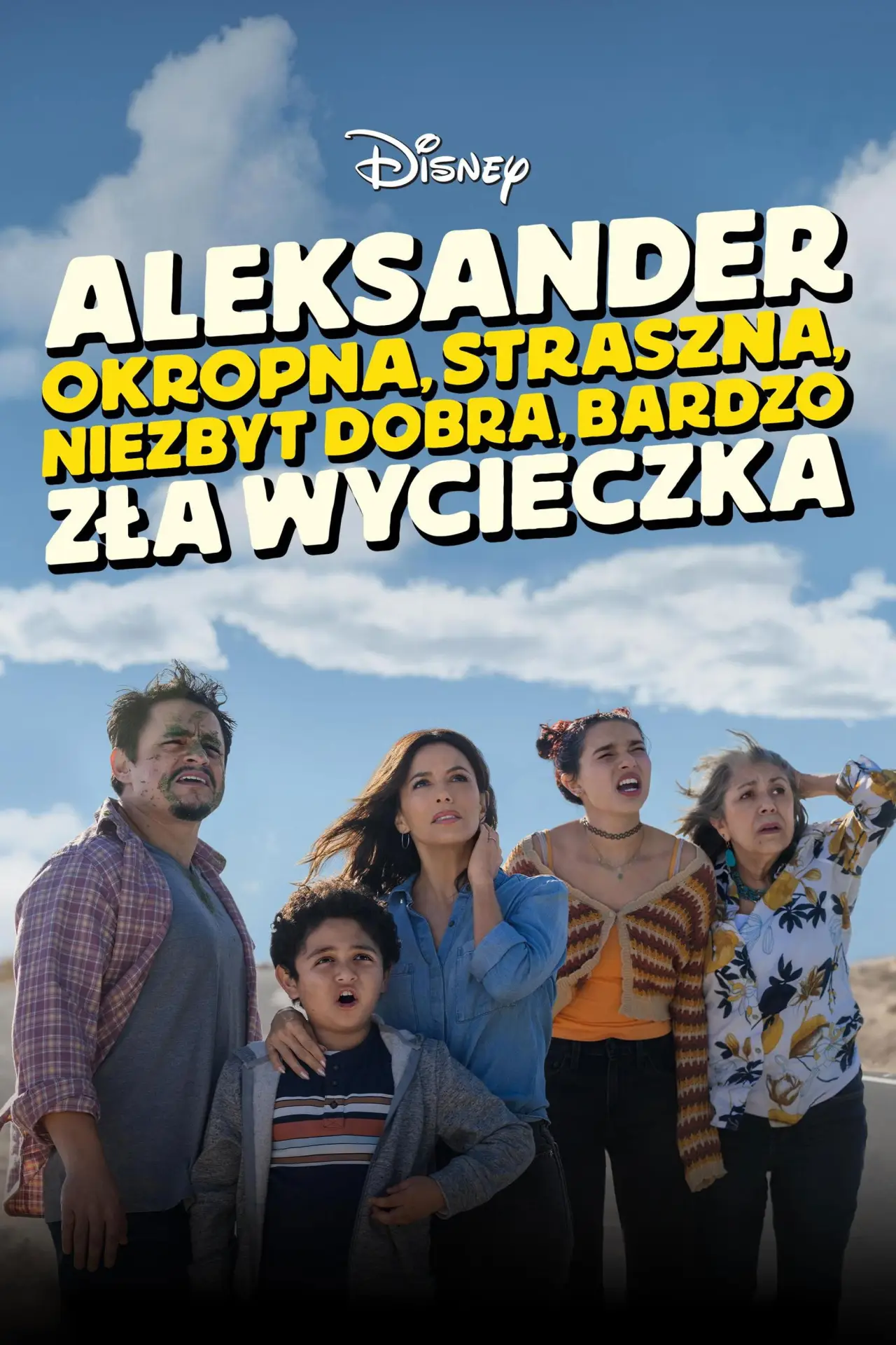 Plakat filmowy "Aleksander: Okropna, straszna, niezbyt dobra, bardzo zła wycieczka"