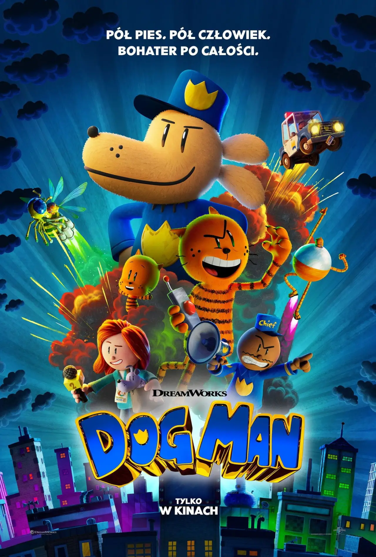 Plakat filmowy "Dog Man"