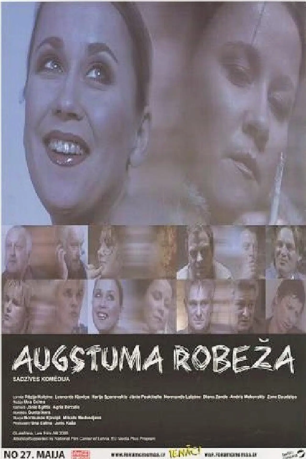 Plakat filmowy "Augstuma robeža"