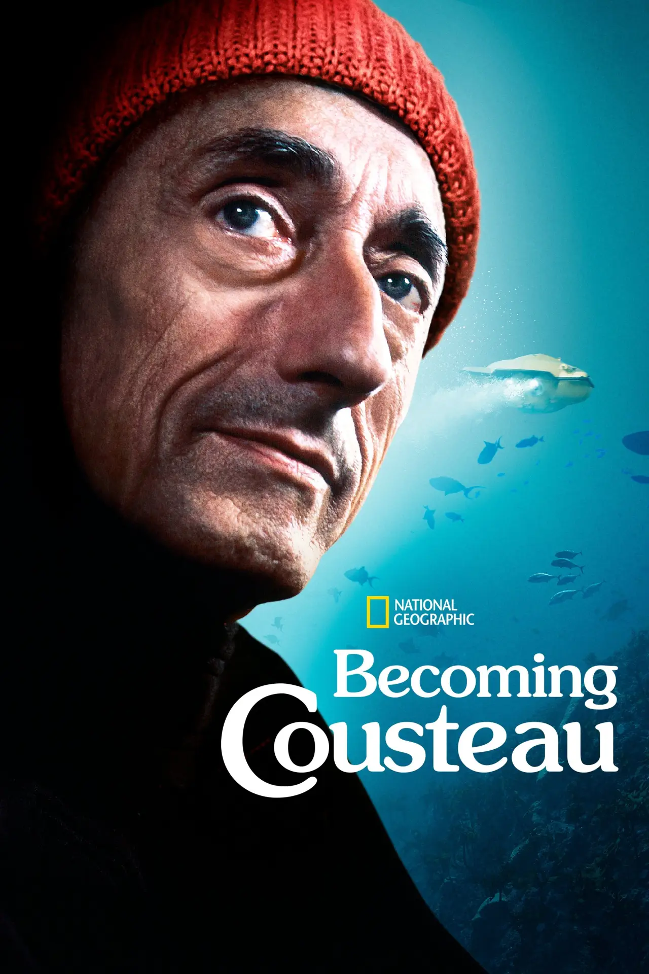 Plakat filmowy "Becoming Cousteau"