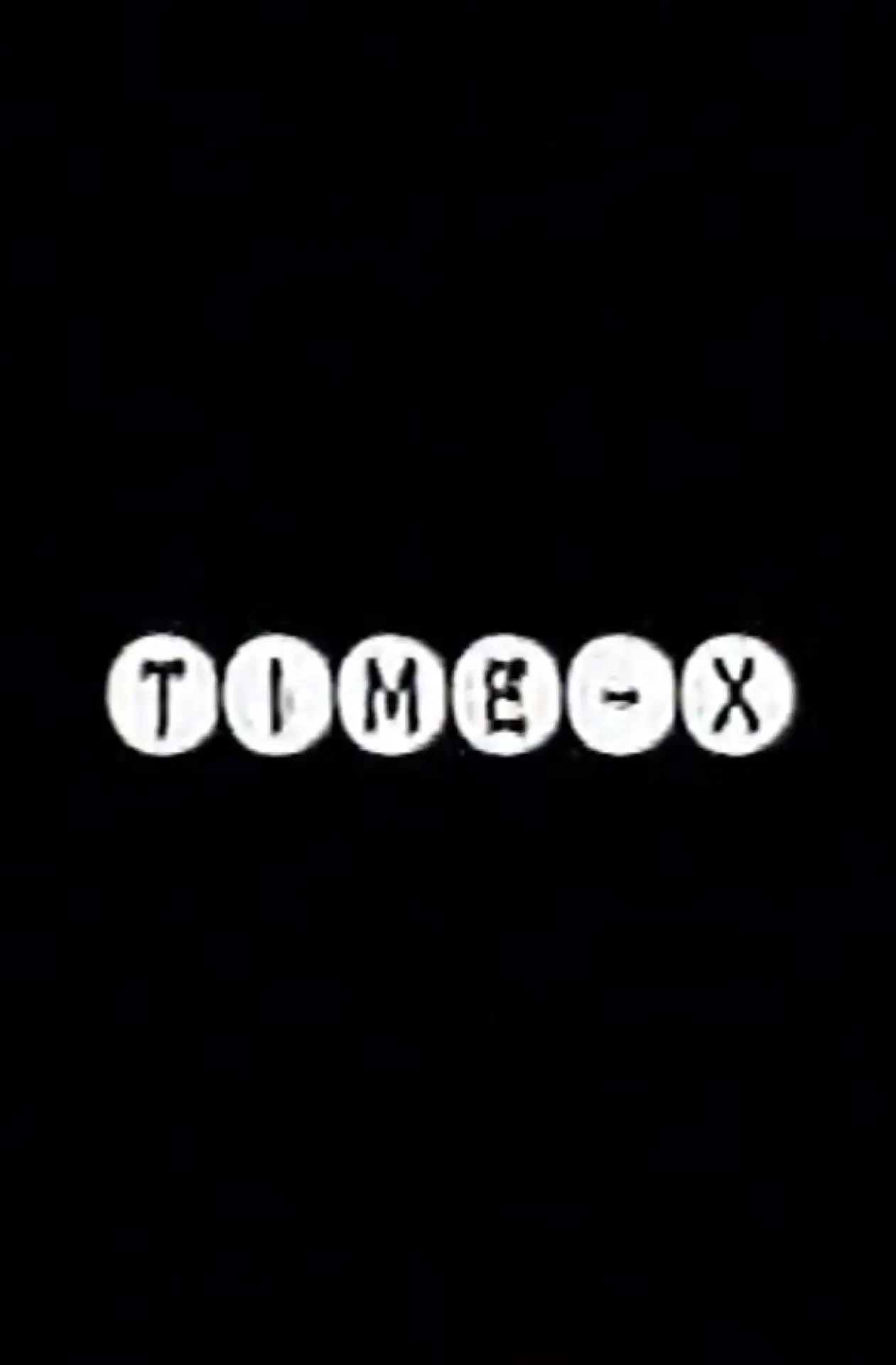 Plakat filmowy "TIME-X"