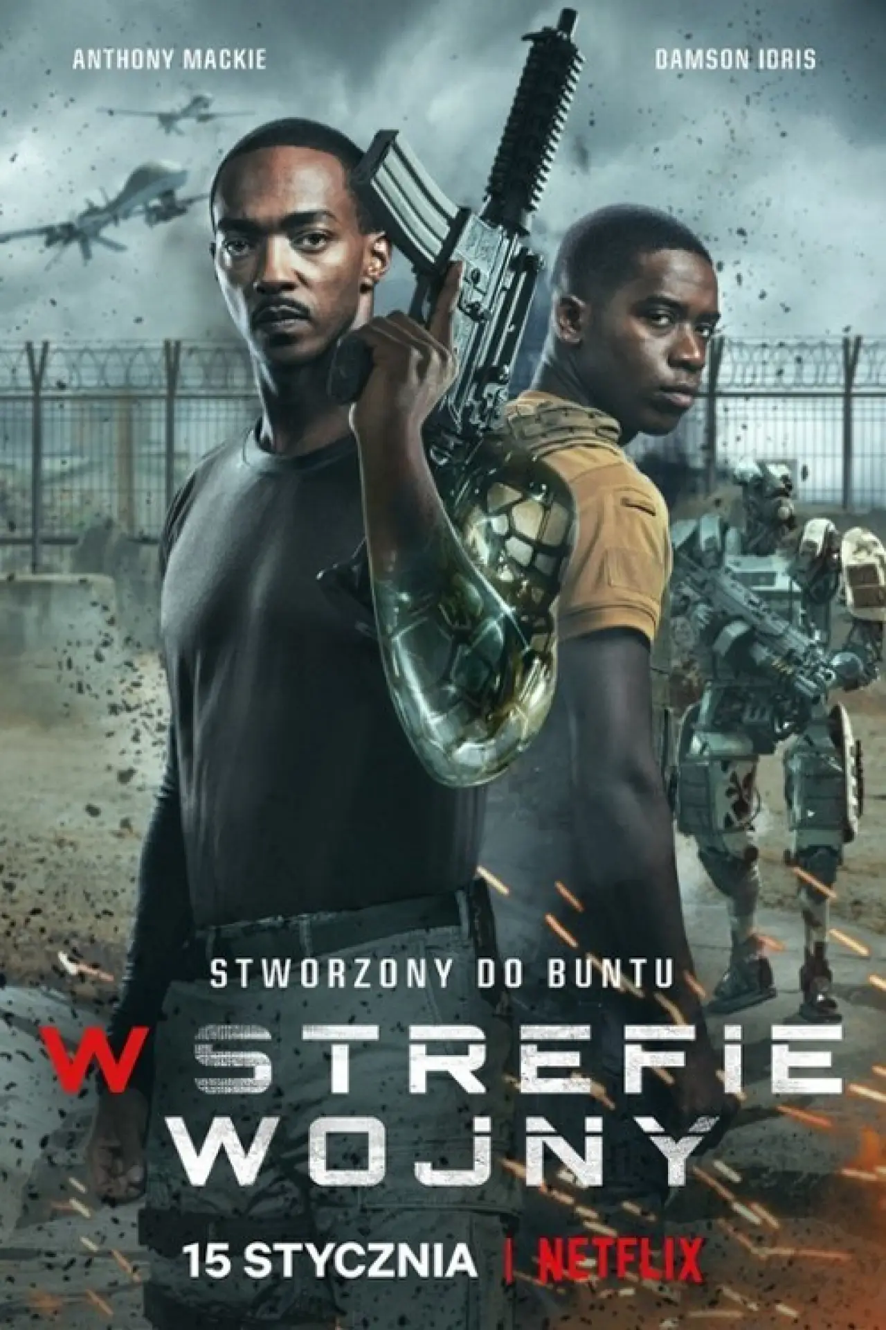 Plakat filmowy "W strefie wojny"