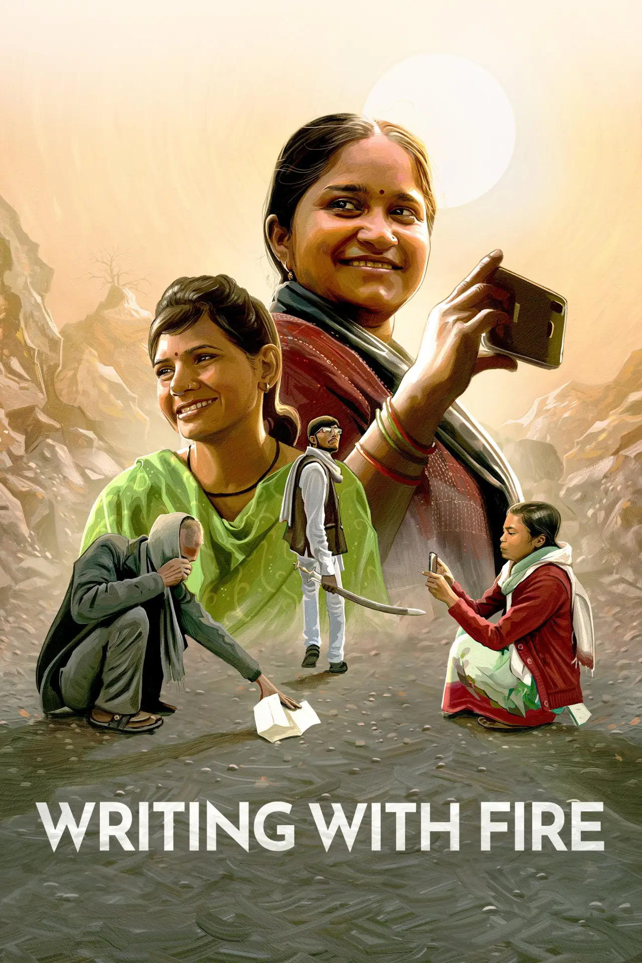 Plakat filmowy "Writing with Fire"