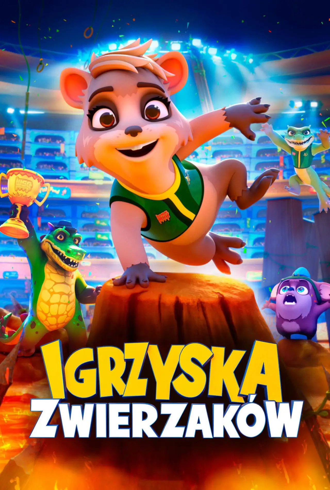 Plakat filmowy "Igrzyska zwierzaków"