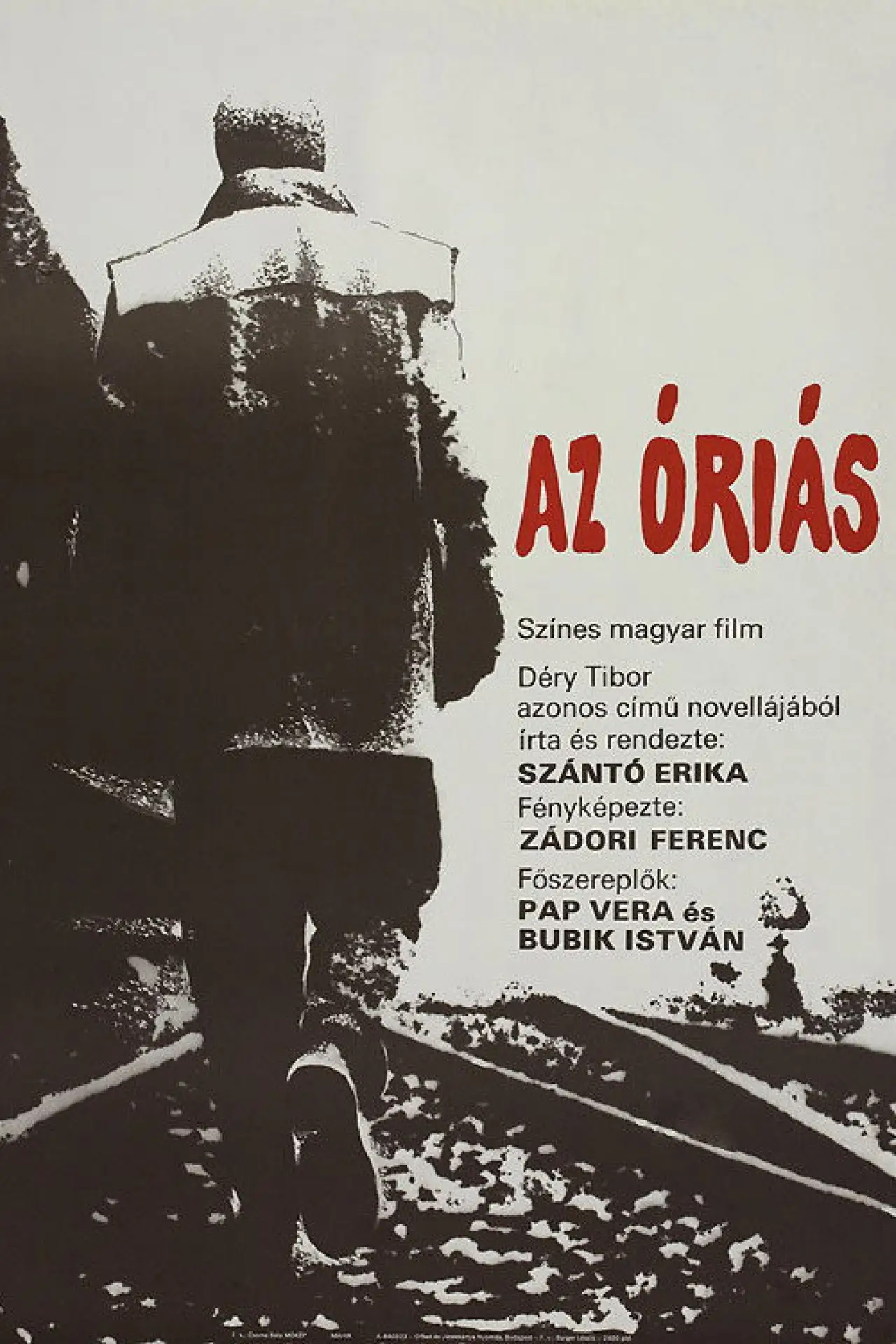 Plakat filmowy "Az óriás"