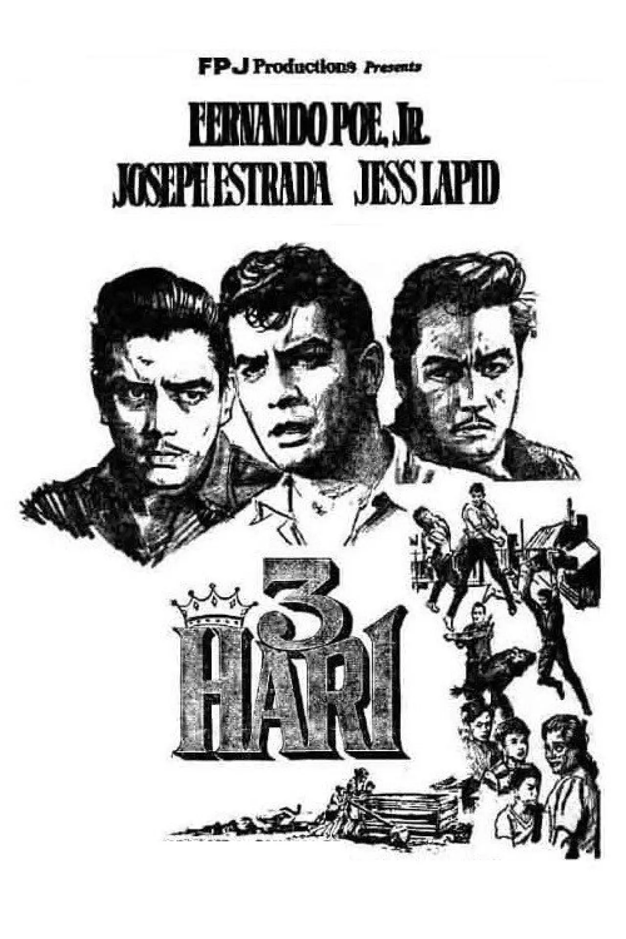 Plakat filmowy "3 Hari"