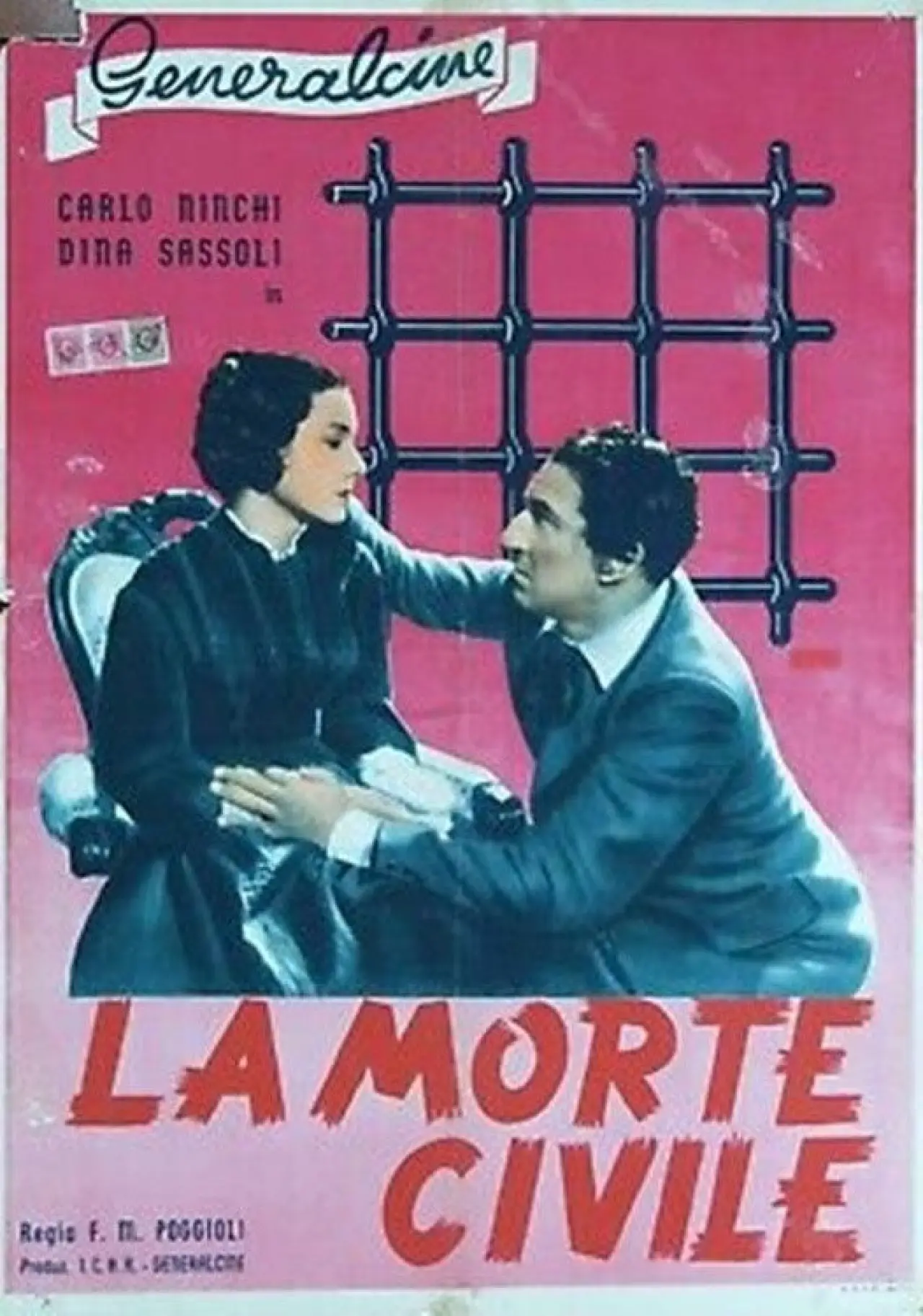 Plakat filmowy "La morte civile"