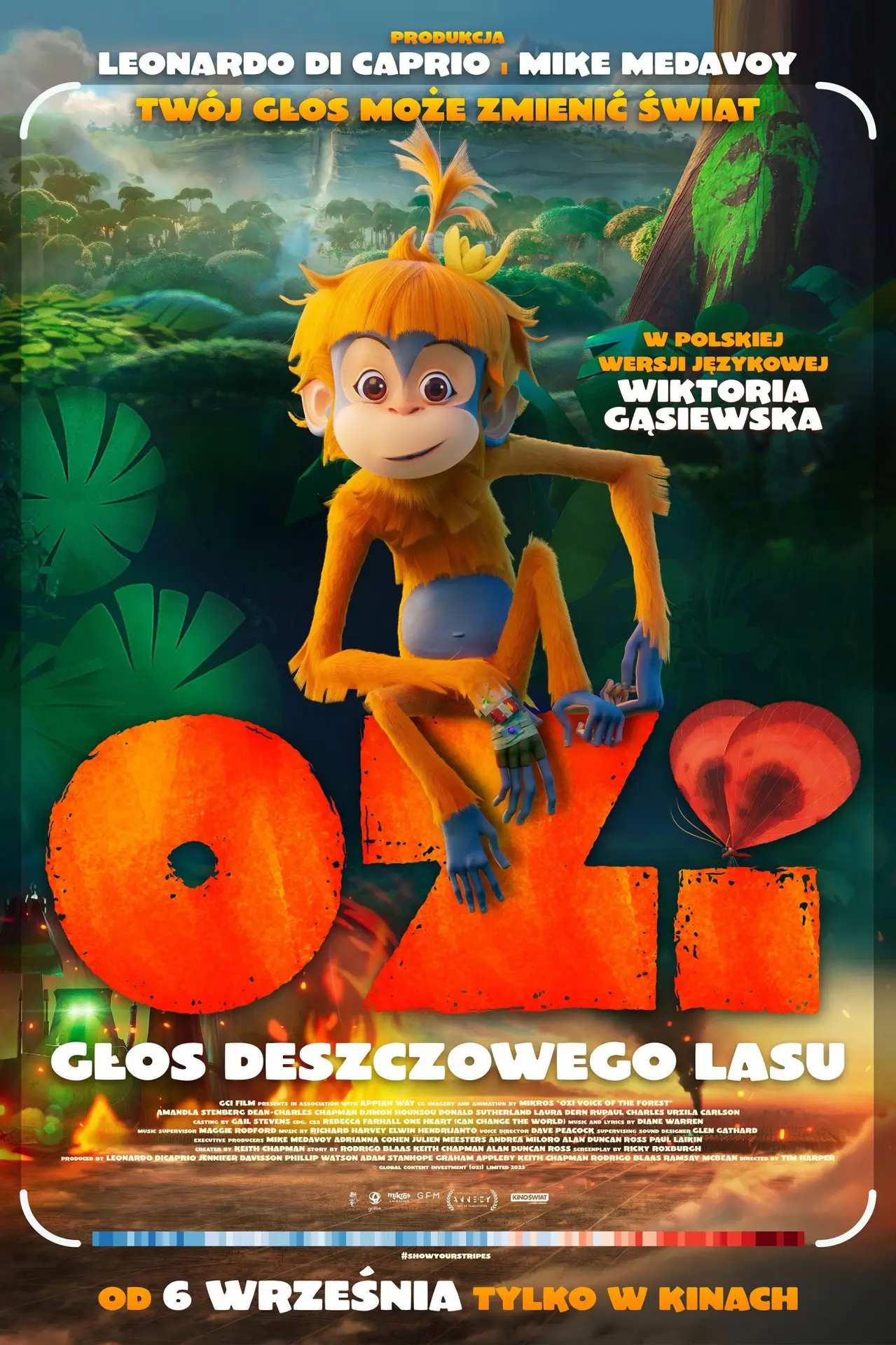 Plakat filmowy "Ozi: Głos deszczowego lasu"