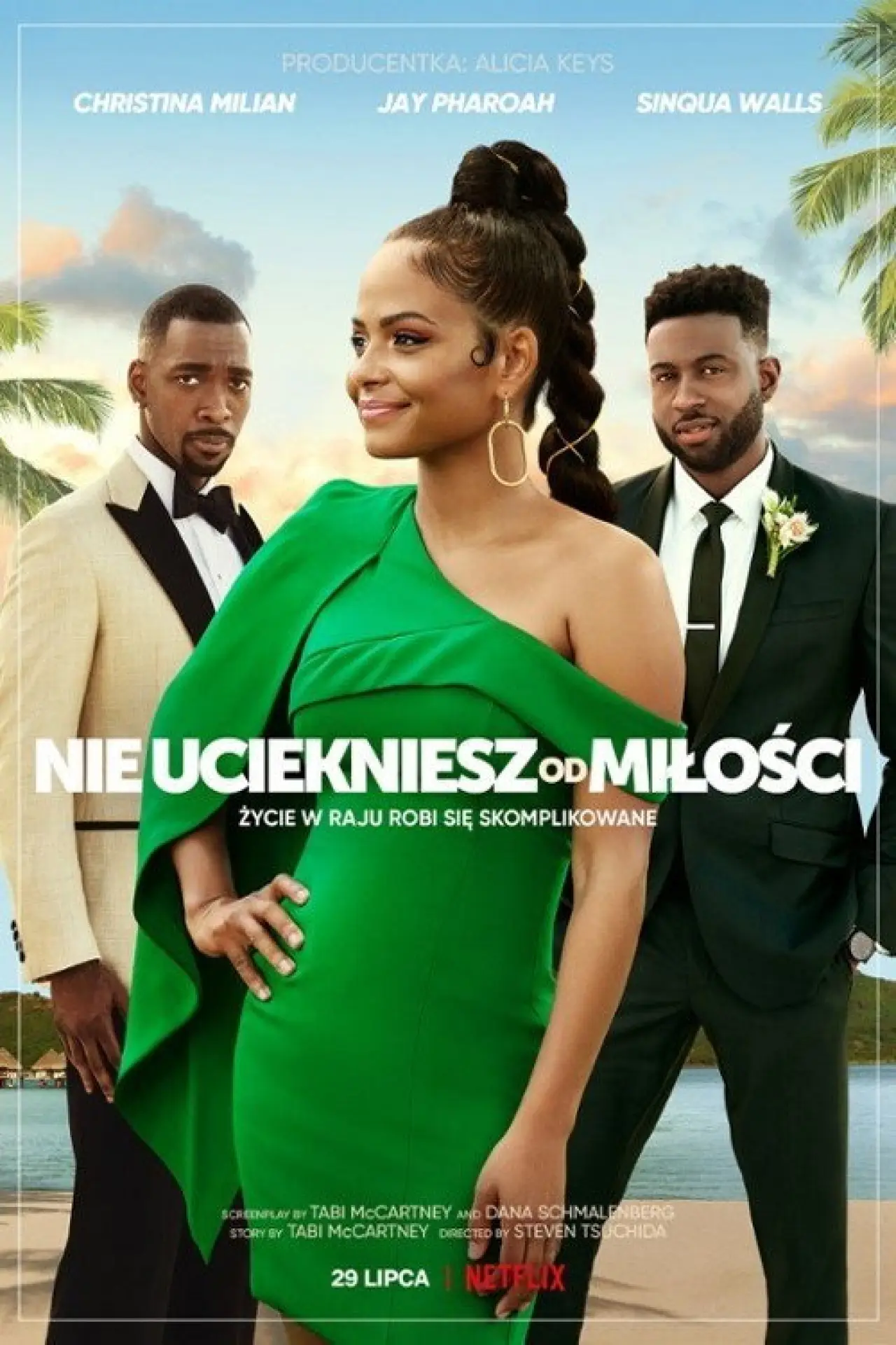 Plakat filmowy "Nie uciekniesz od miłości"