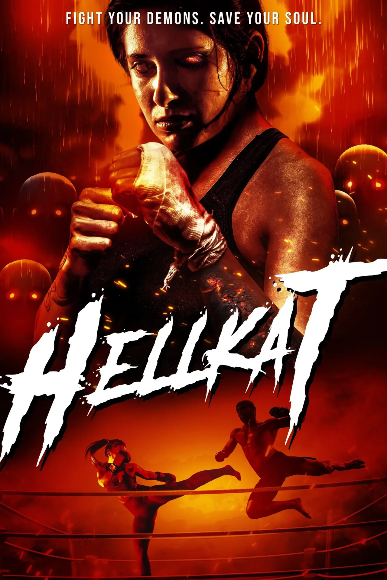 Plakat filmowy "HellKat"