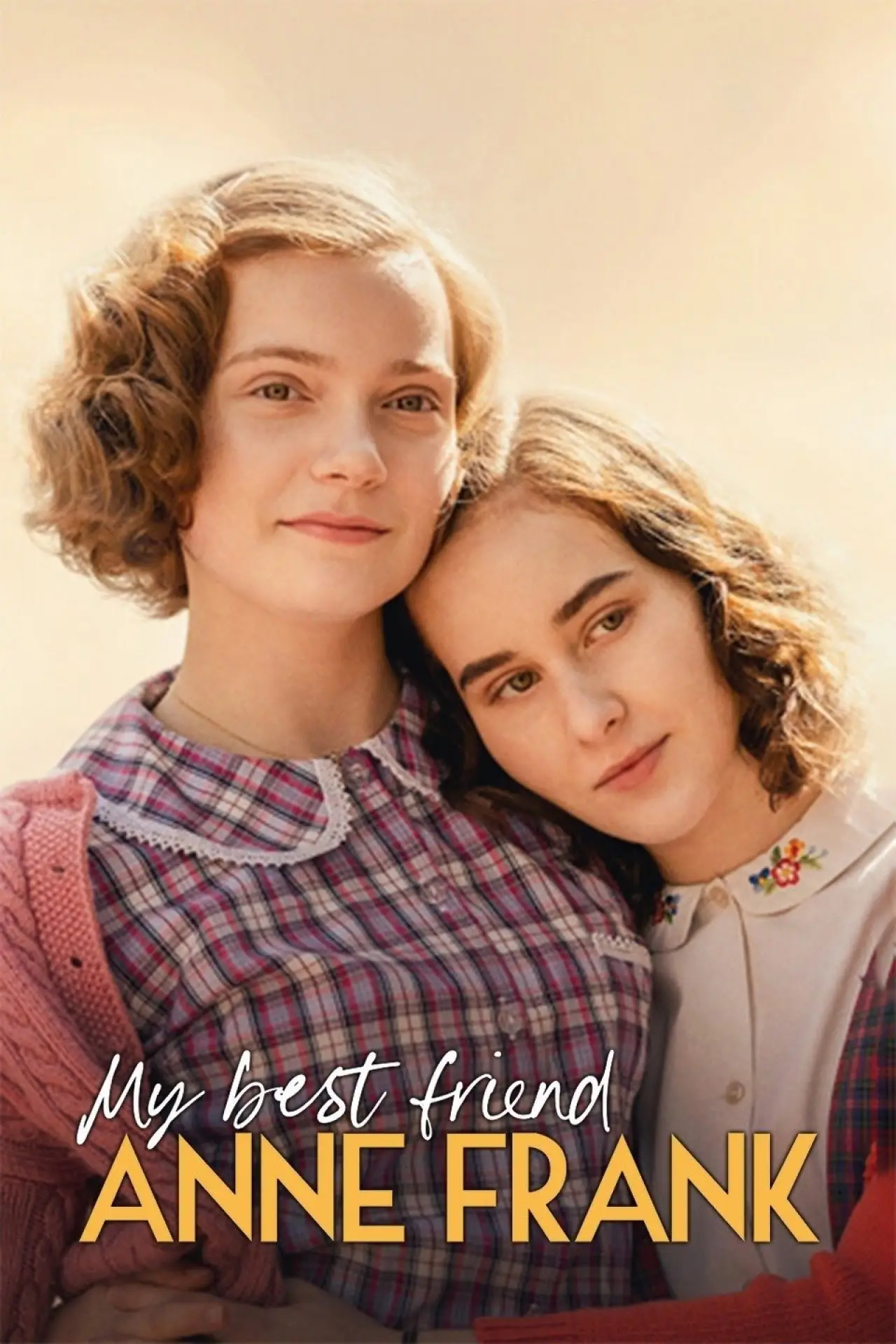 Plakat filmowy "Moja przyjaciółka Anne Frank"