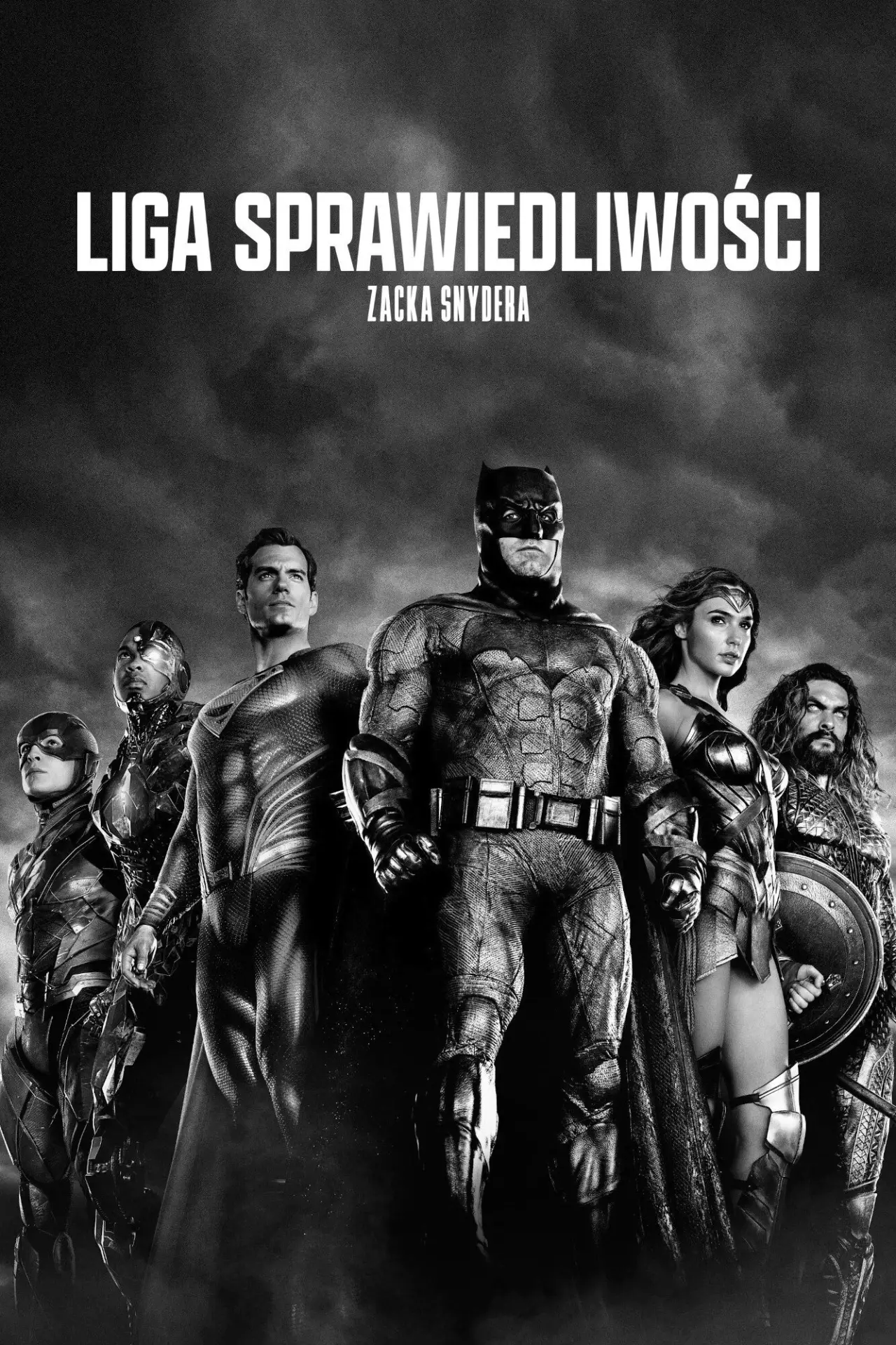 Plakat filmowy "Liga Sprawiedliwości Zacka Snydera"