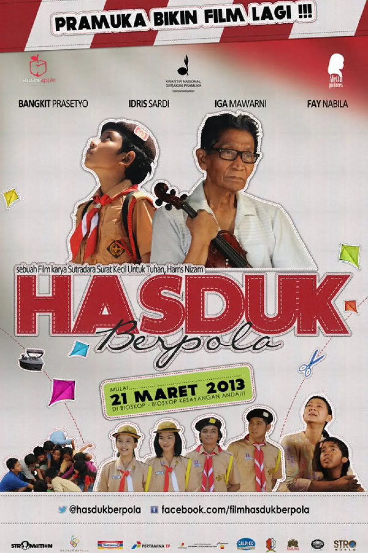 Plakat filmowy "Hasduk Berpola"