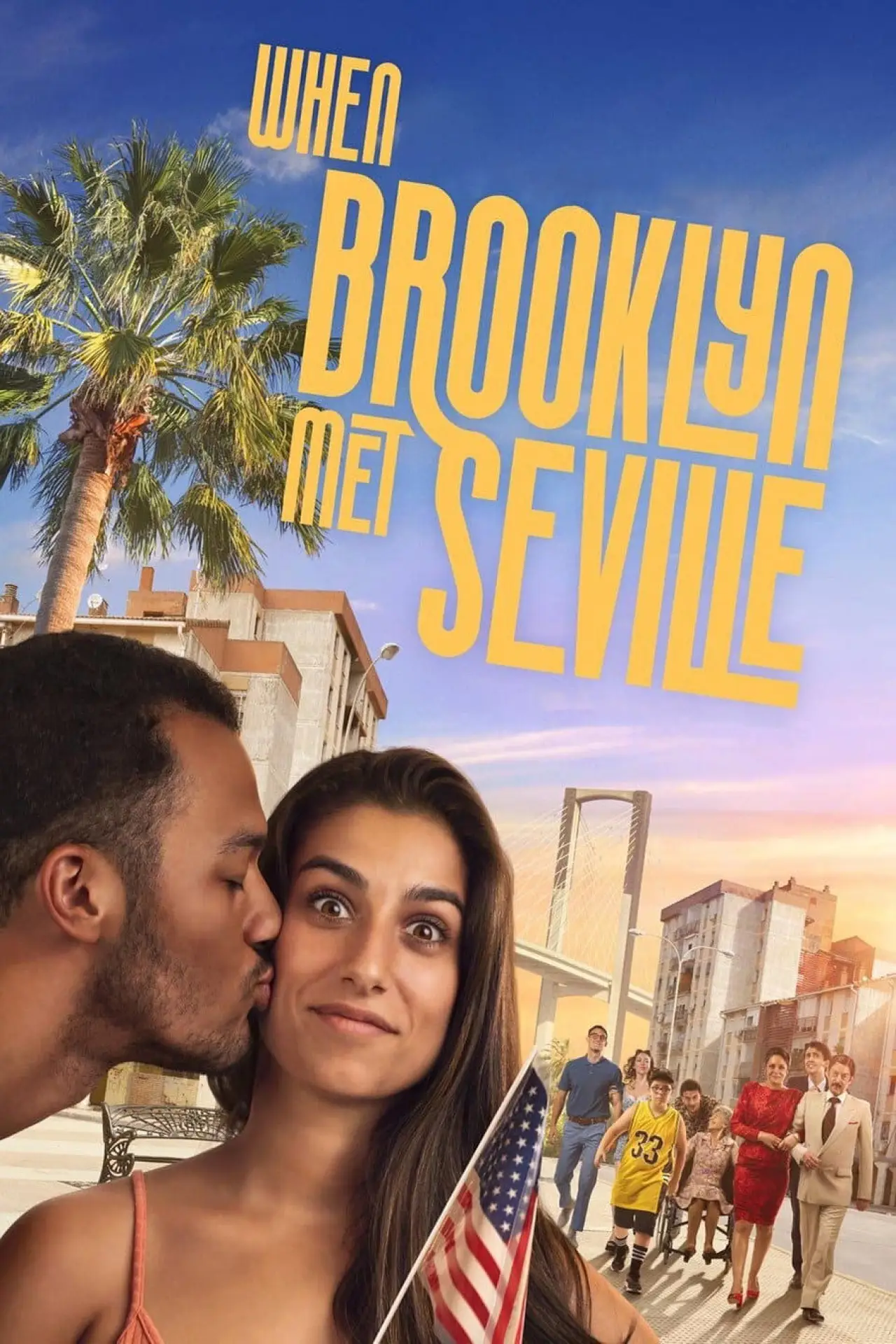 Plakat filmowy "Sevillanas i Brooklyn"