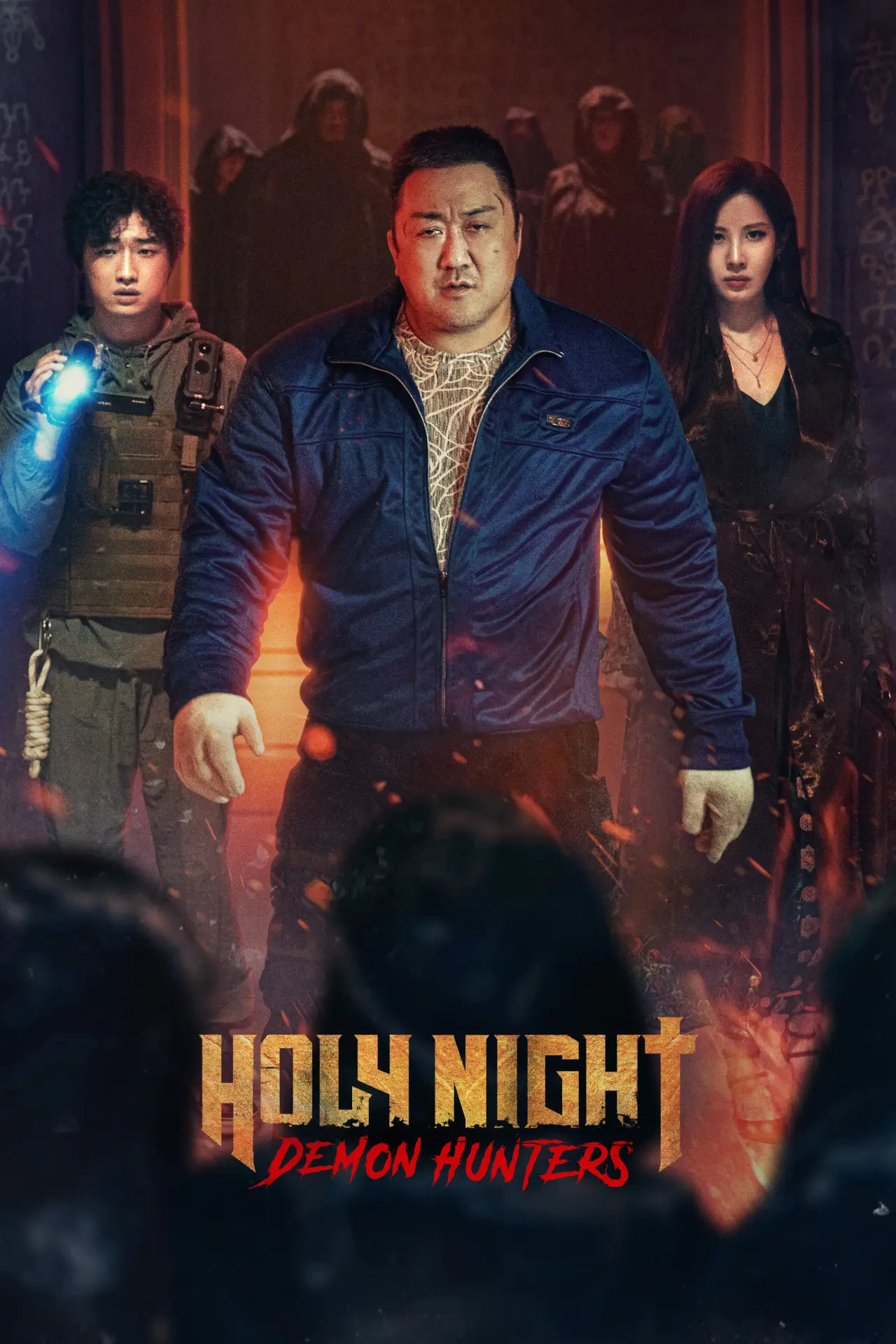 Plakat filmowy "Święta Noc: Łowcy Demonów"