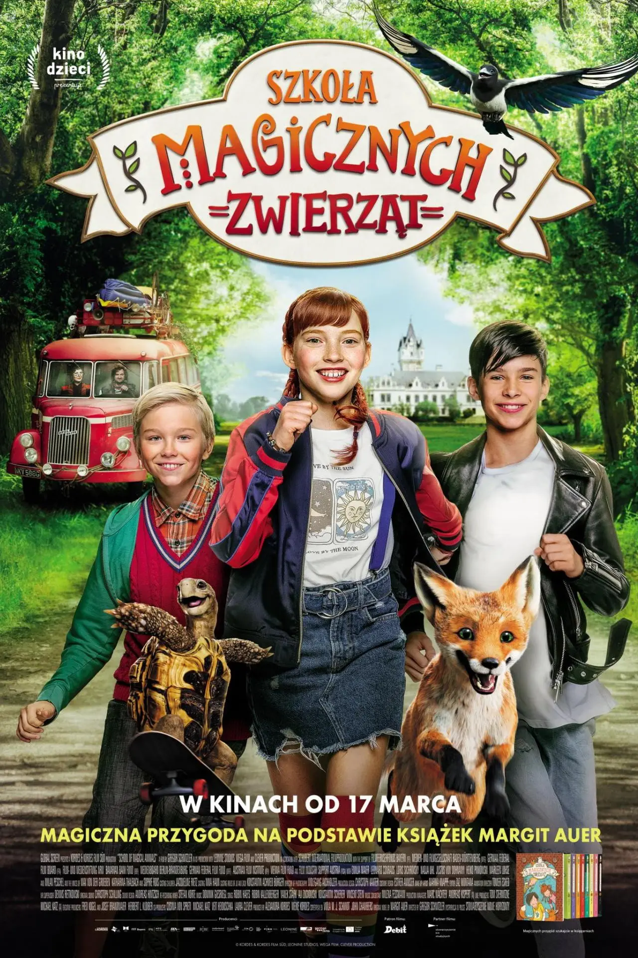 Plakat filmowy "Szkoła magicznych zwierząt"
