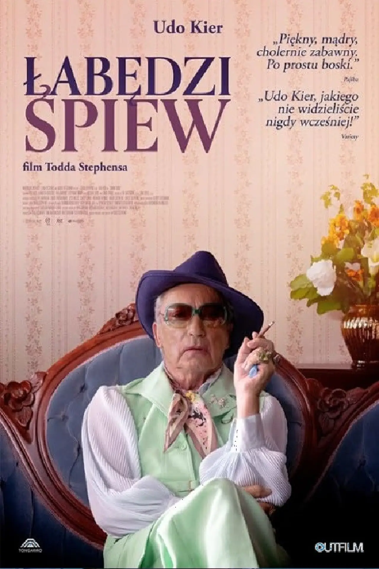 Plakat filmowy "Łabędzi śpiew"