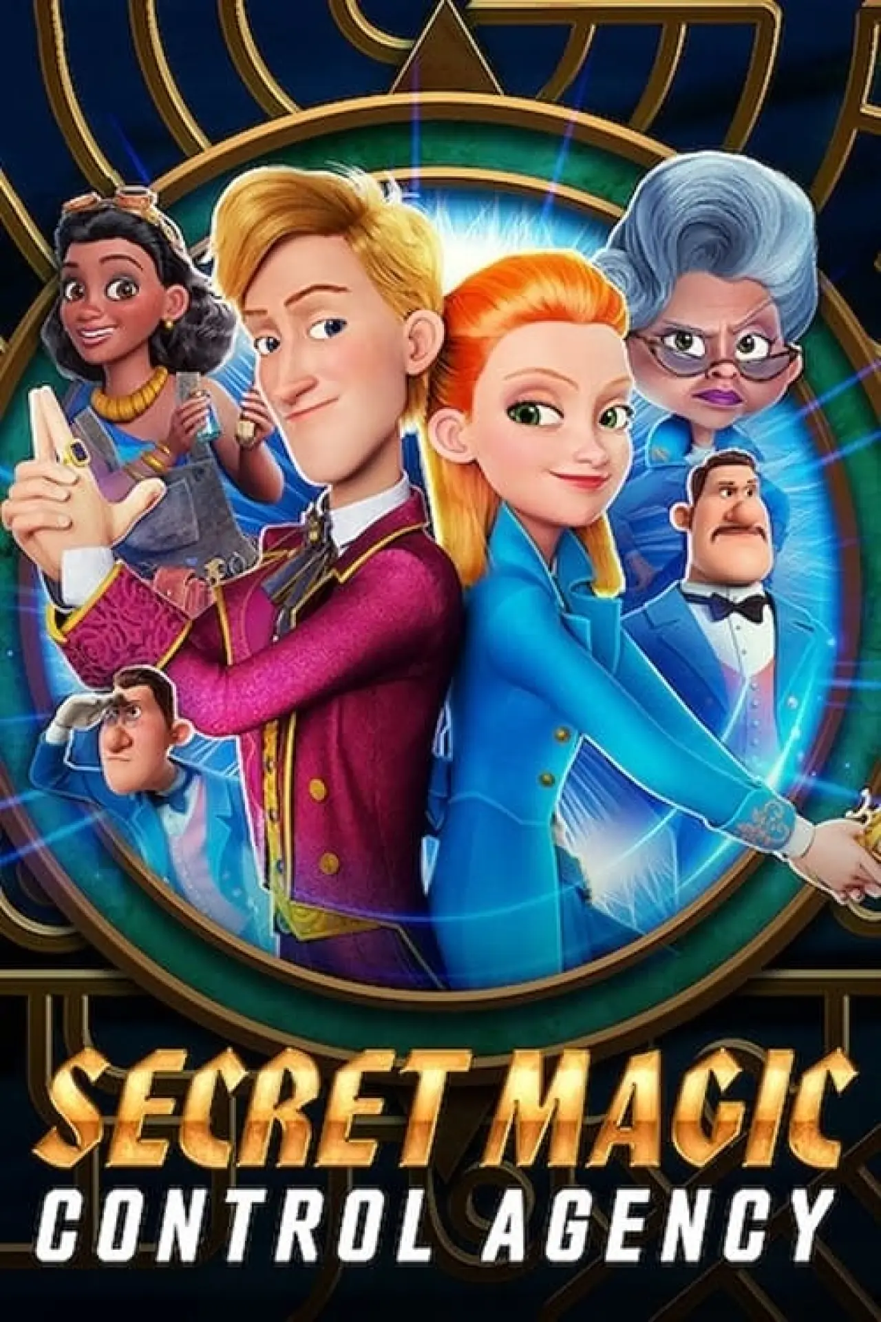 Plakat filmowy "Tajna Agencja Kontroli Magii"