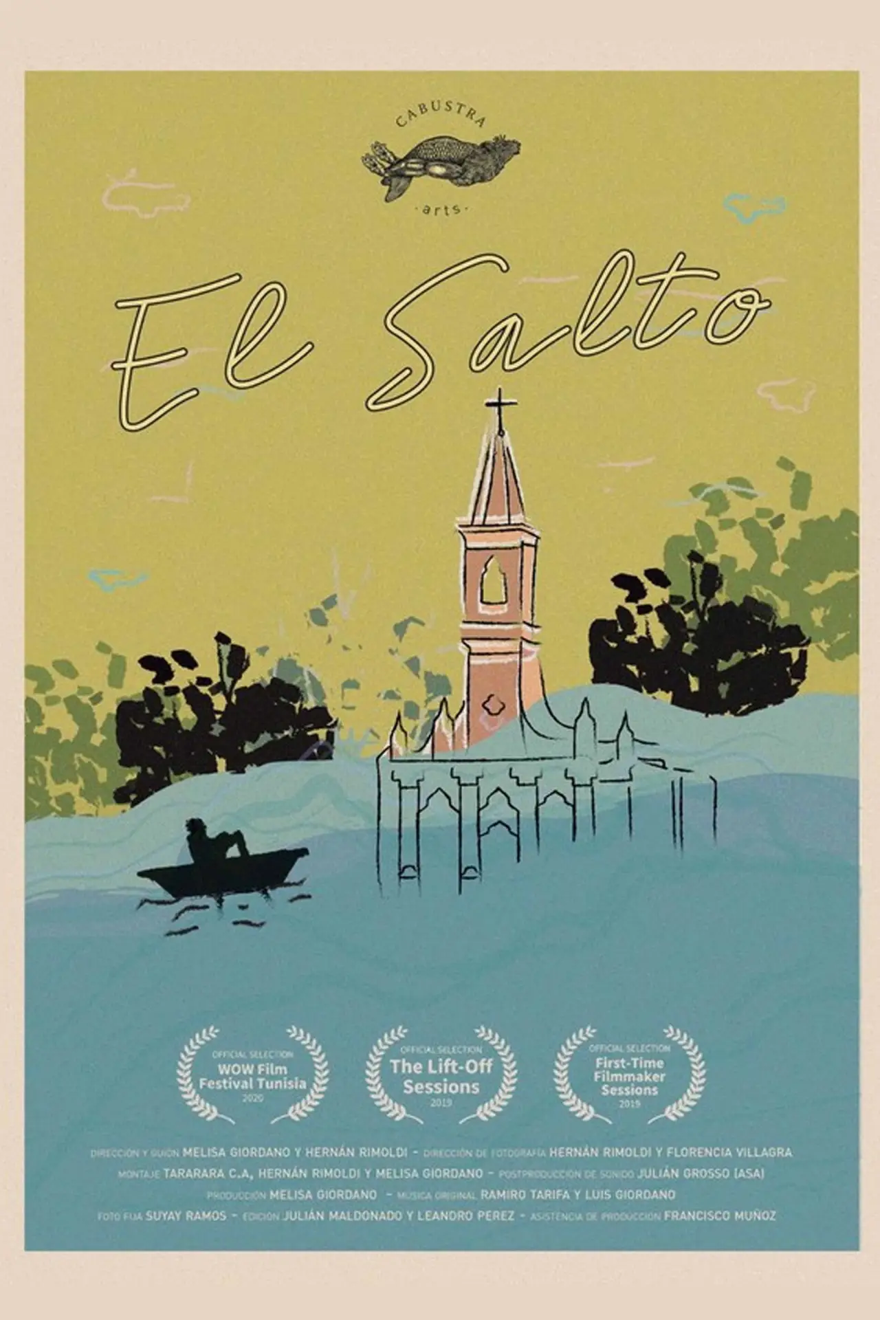 Plakat filmowy "El salto"