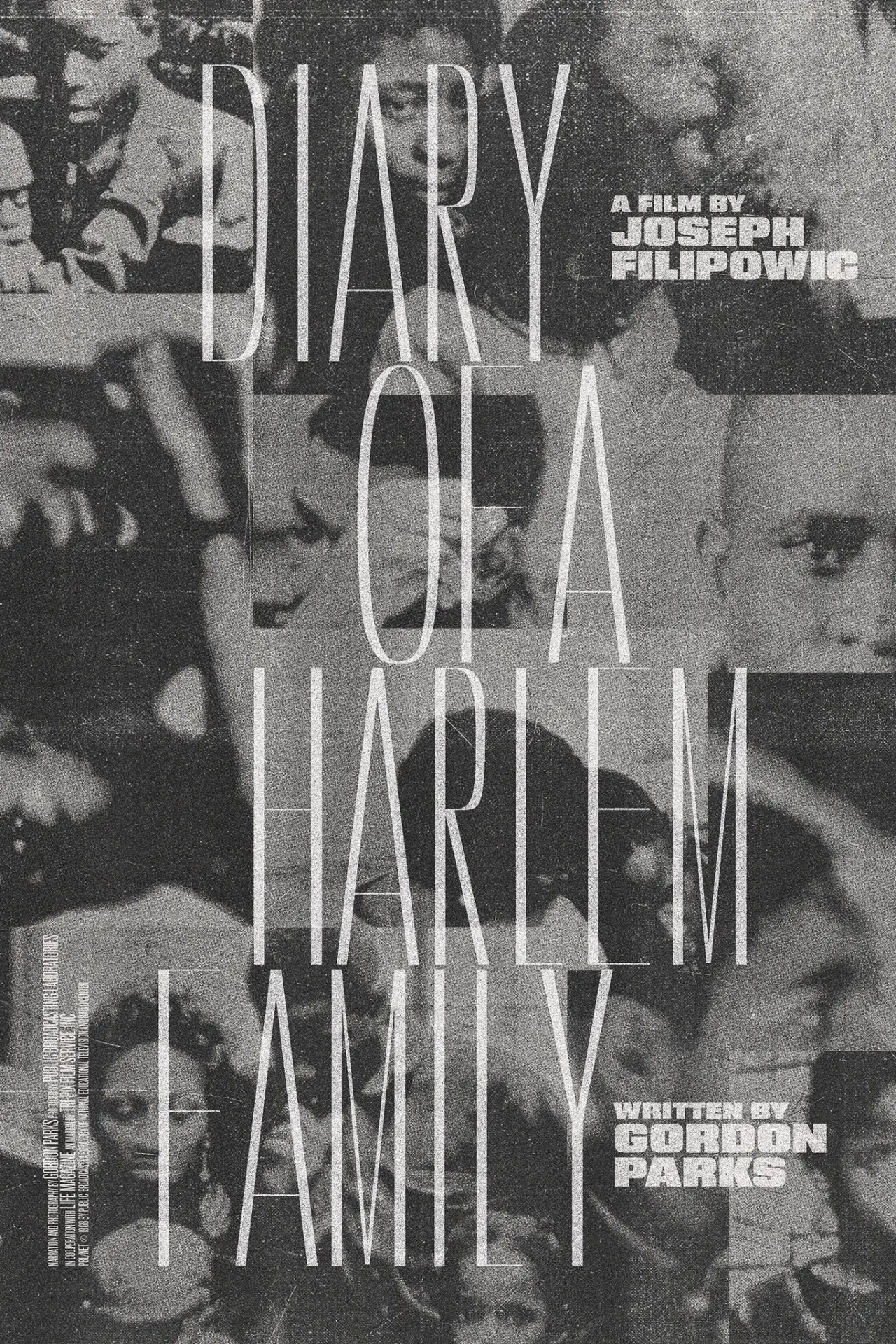 Plakat filmowy "Diary of a Harlem Family"