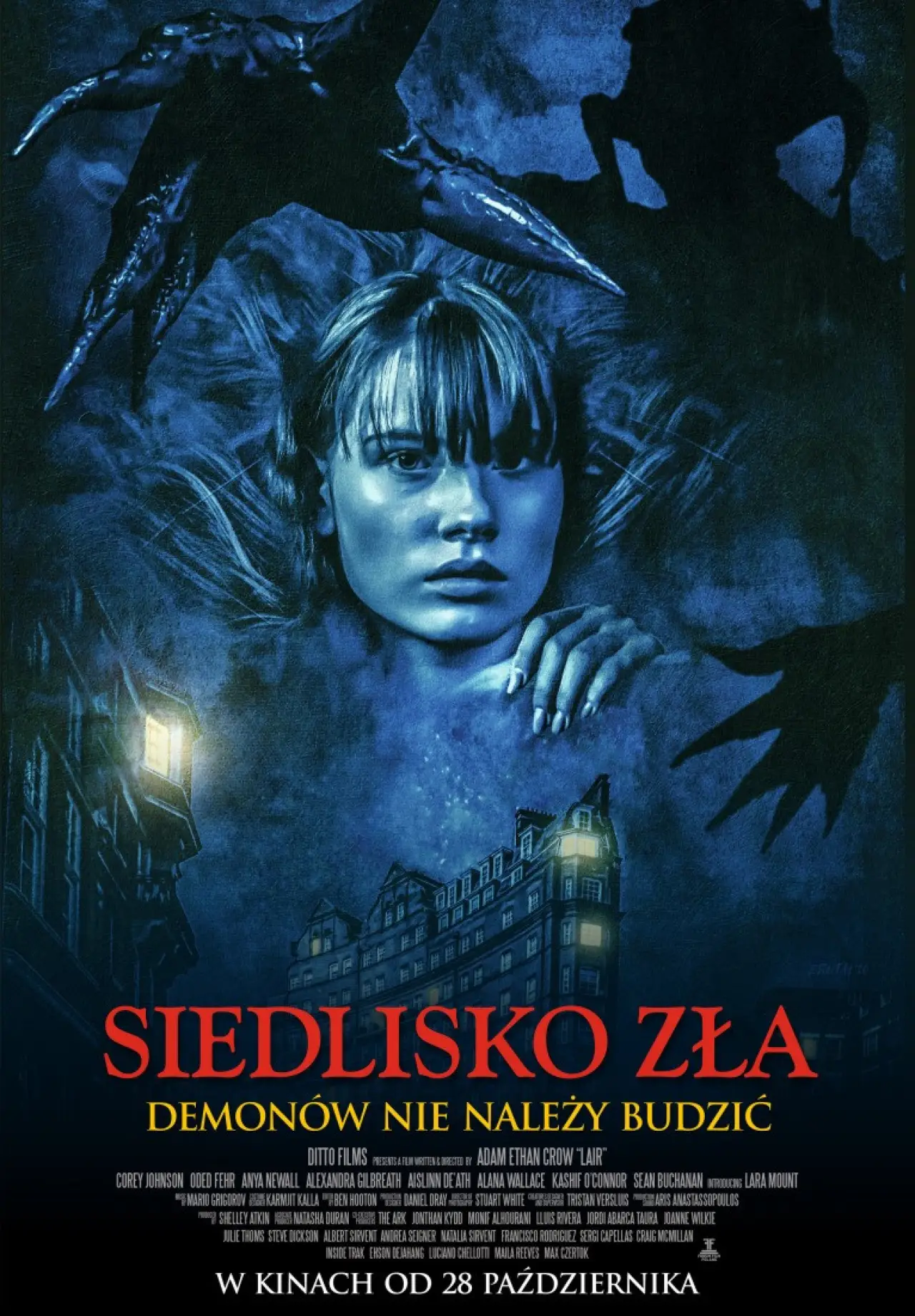 Plakat filmowy "Siedlisko zła"