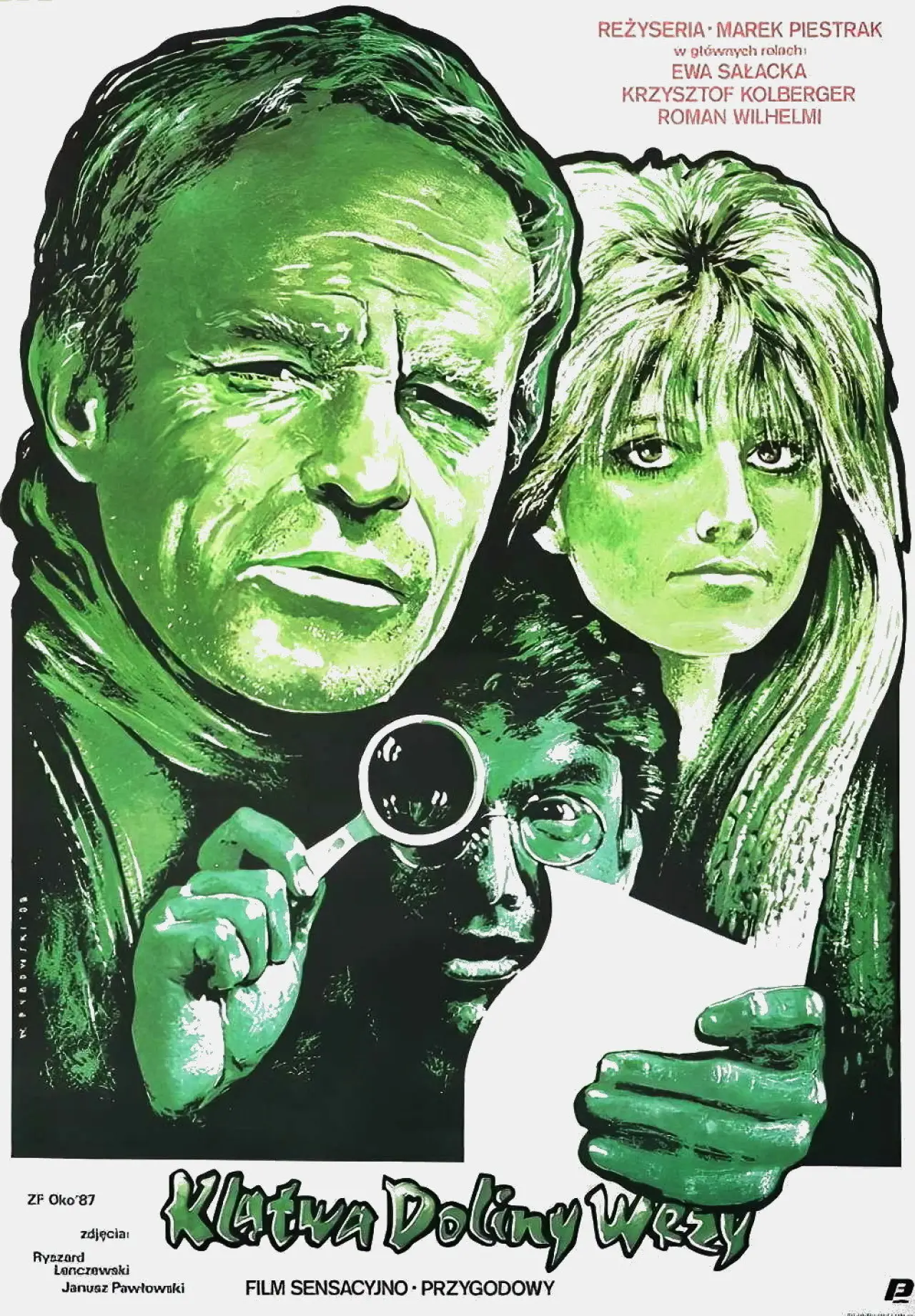 Plakat filmowy "Klątwa Doliny Węży"