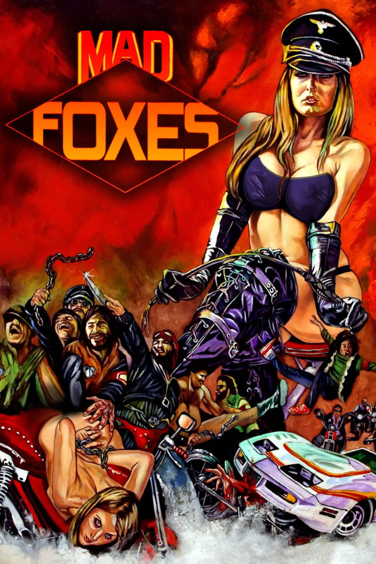 Plakat filmowy "Mad Foxes - Feuer auf Räder"